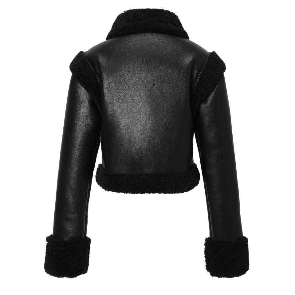 MUSINSA公式 | KHAKIPOINT Stitch Fur Mustang (black)