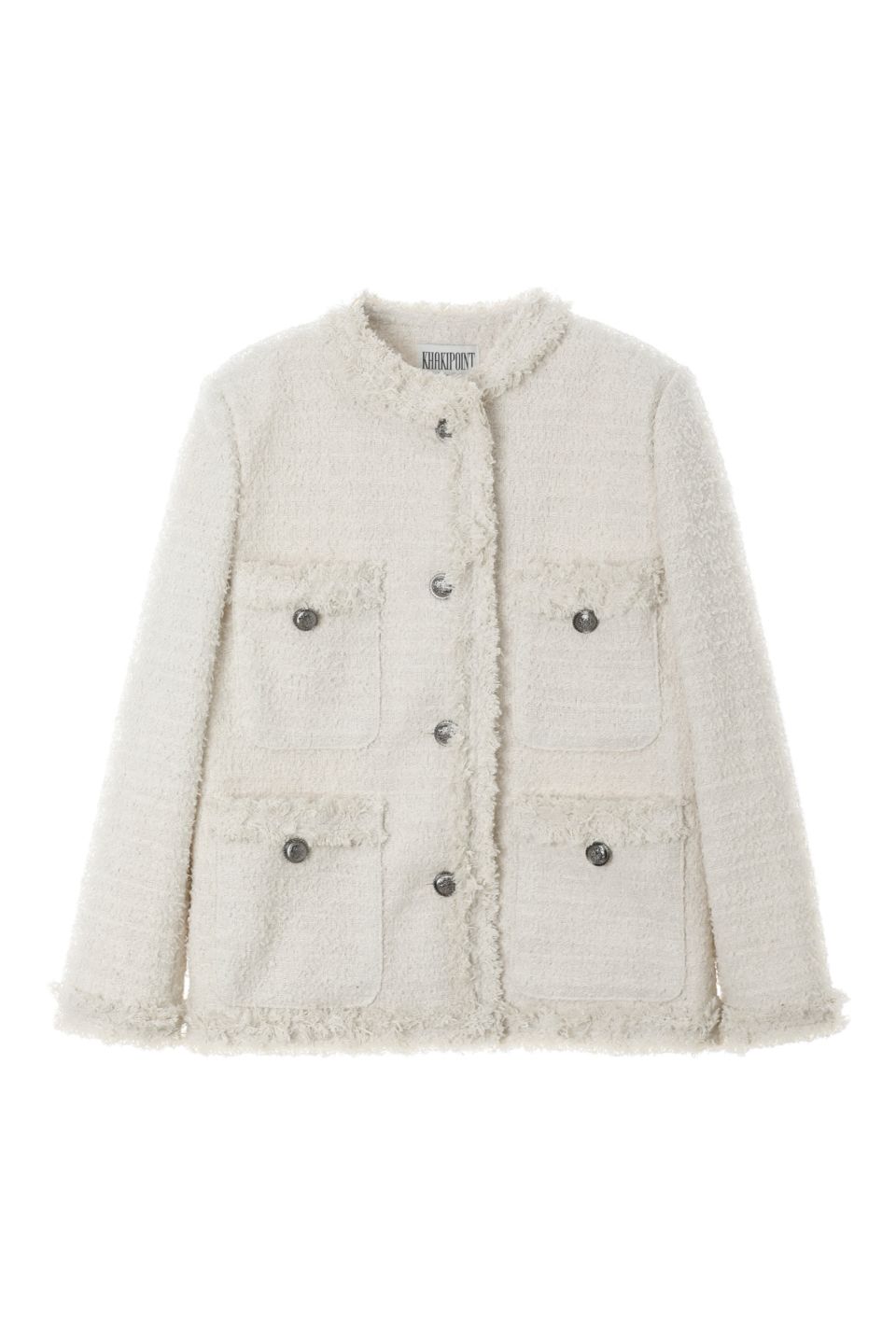 MUSINSA | KHAKIPOINT Antique Tweed Jacket (ivory)