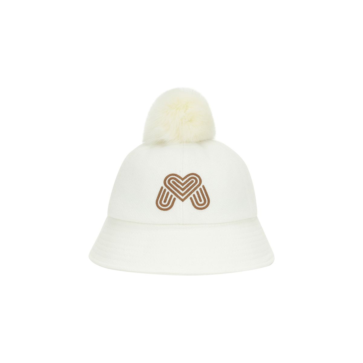 마틴골프(MARTINE GOLF) Wool Symbol Bucket Hat_OFF-WHITE