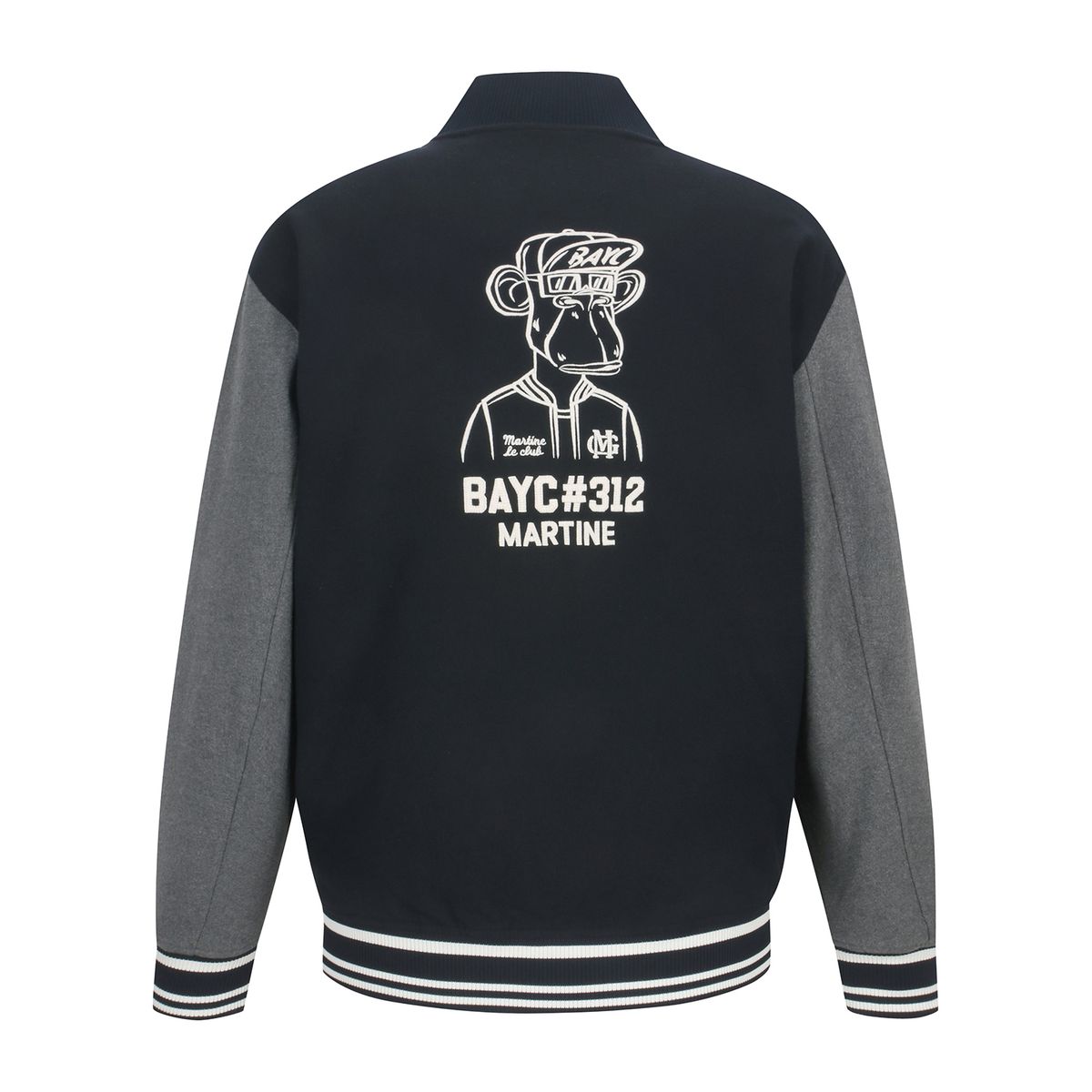 마틴골프(MARTINE GOLF) BAYC Uni Bomber Jumper_NAVY (Men)