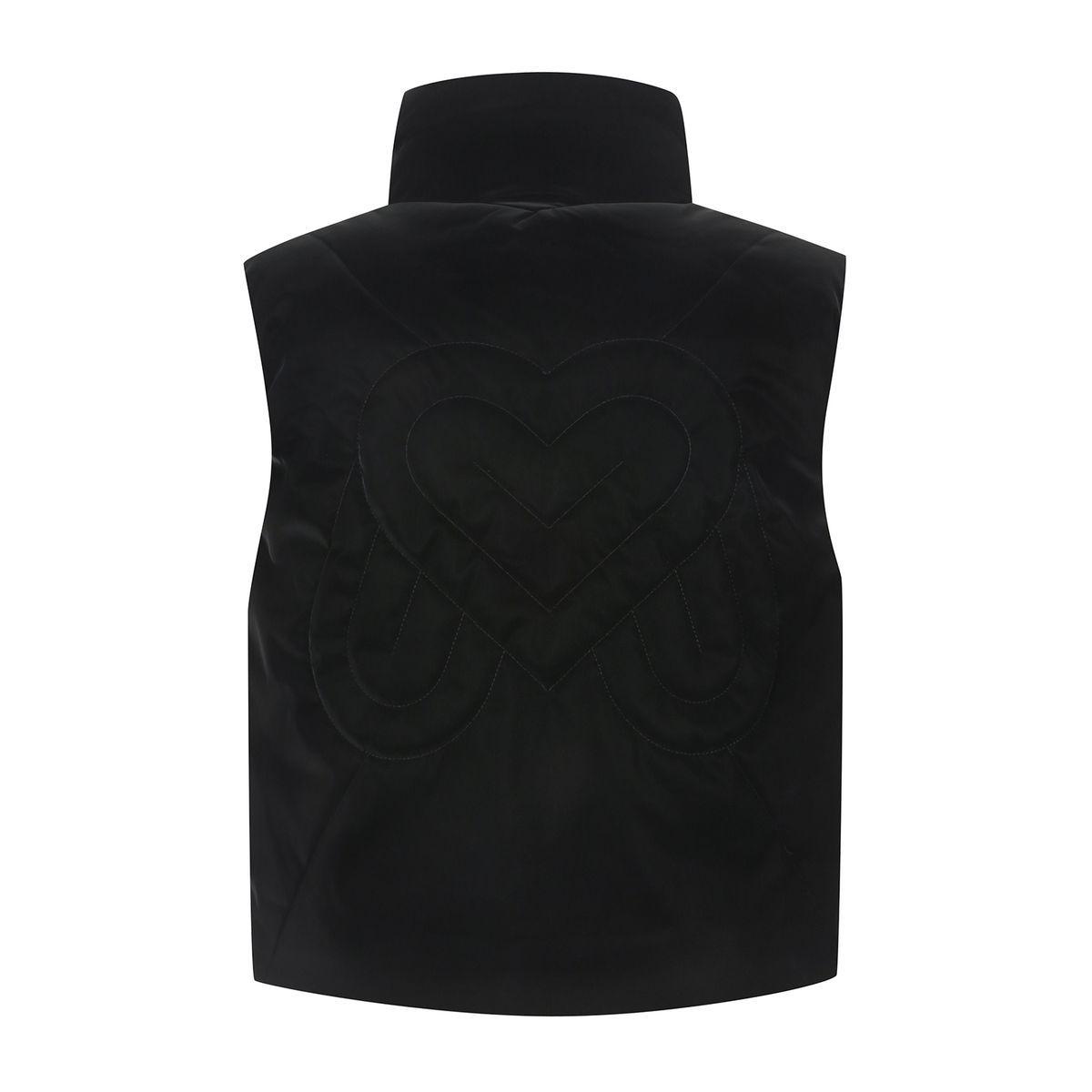 마틴골프(MARTINE GOLF) Boucle Crop Padding Vest_BLACK