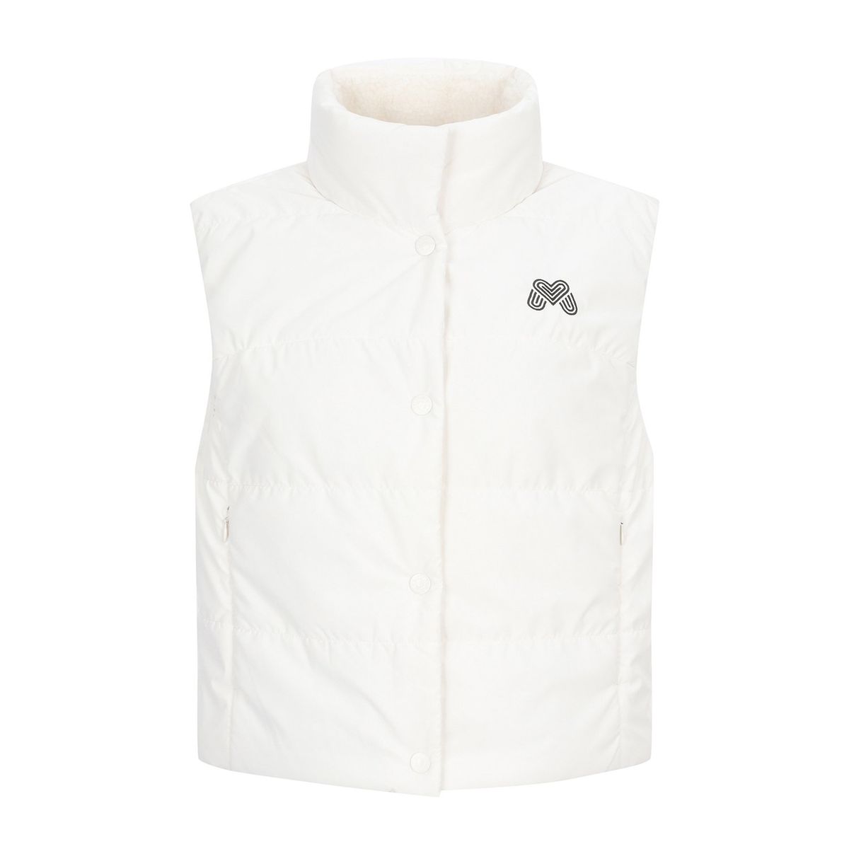 마틴골프(MARTINE GOLF) Boucle Crop Padding Vest_IVORY