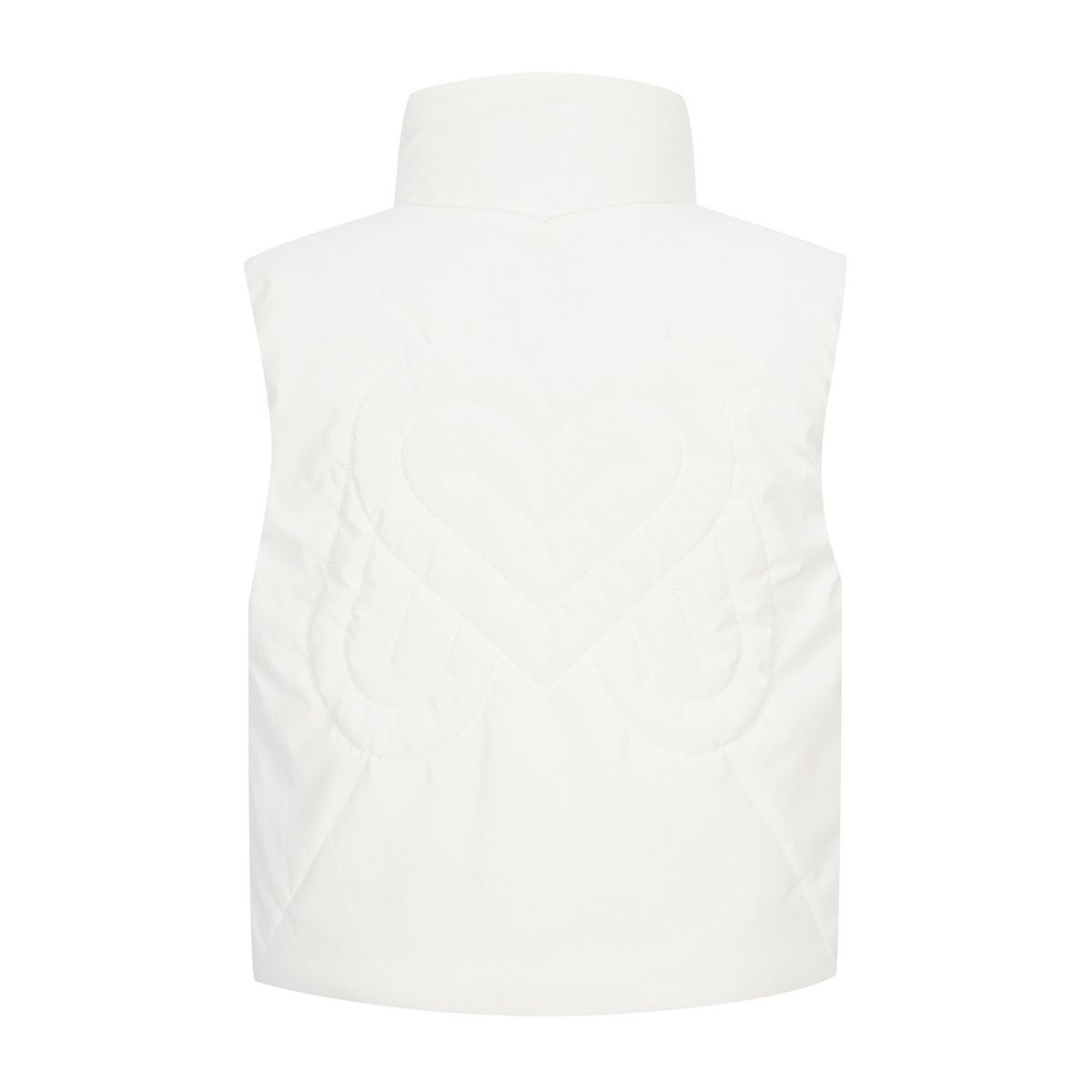 마틴골프(MARTINE GOLF) Boucle Crop Padding Vest_IVORY