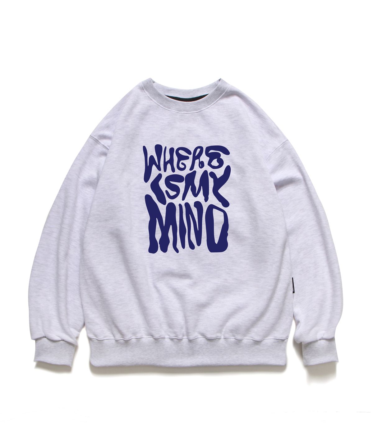 앱놀머씽(ABNORMALTHING) 마인드 크루넥 블랙 (MIND CREWNECK BLACK)