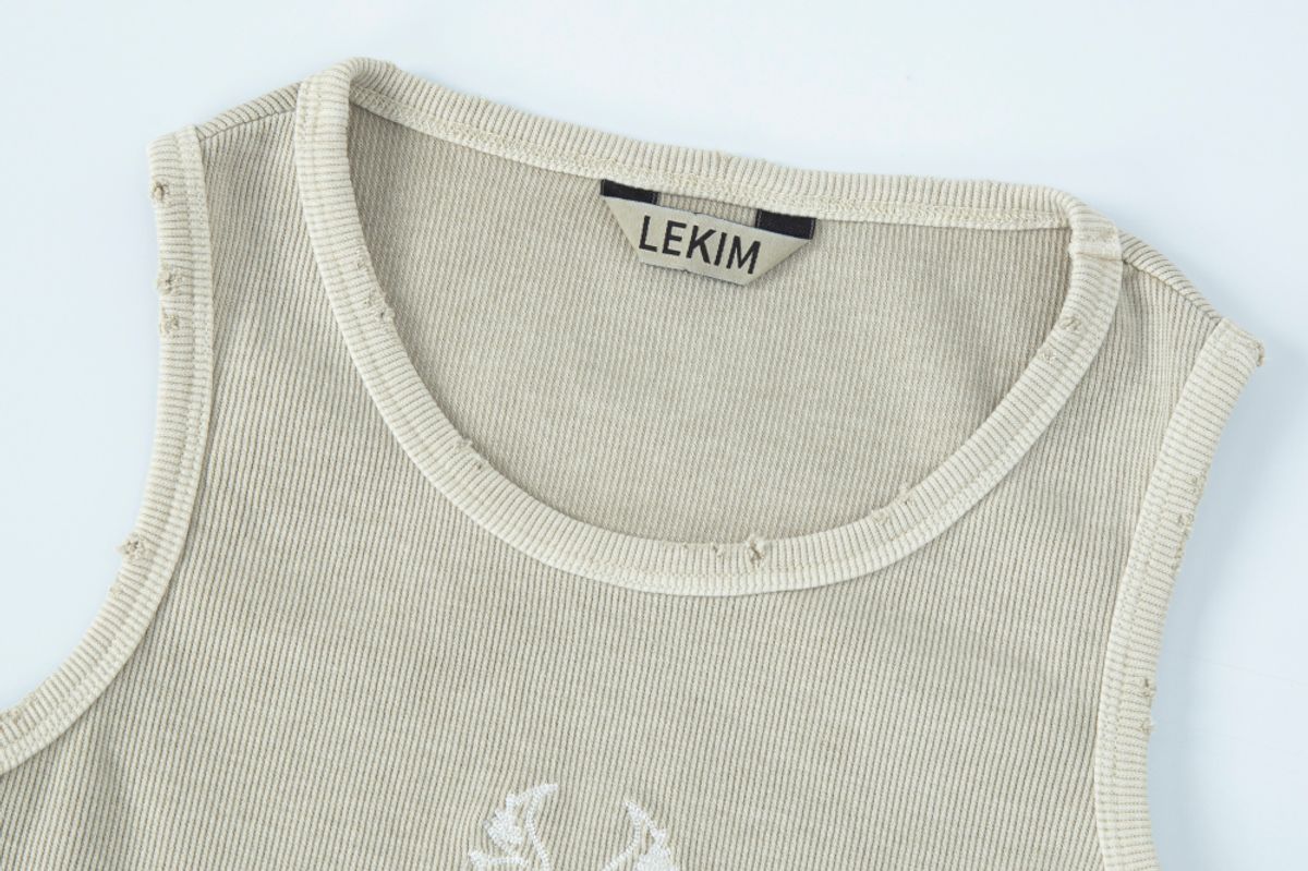레킴(LEKIM) LWE 그런지 나시 (베이지)