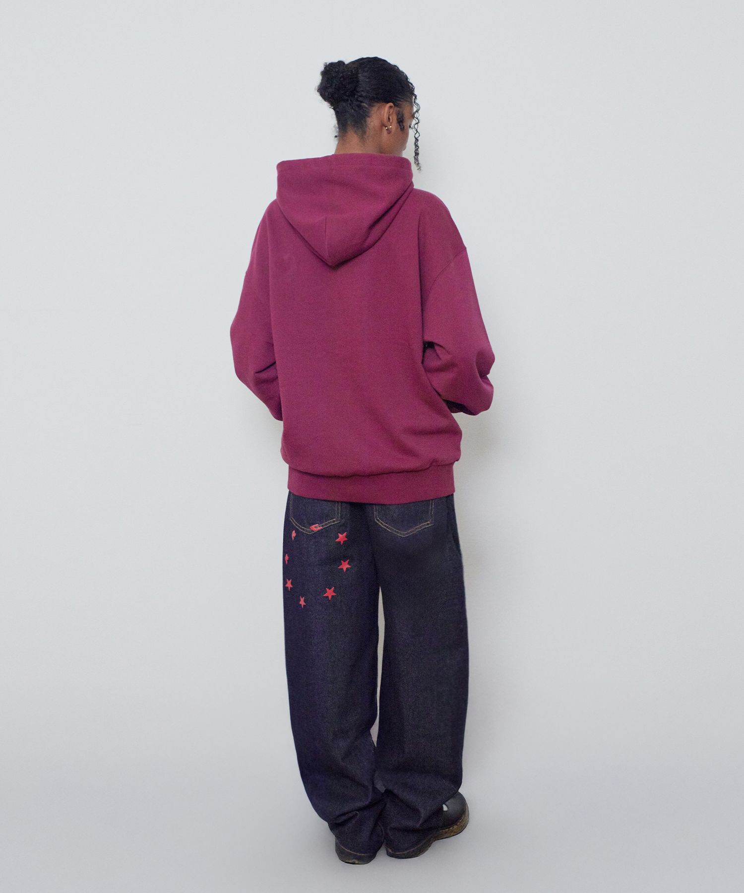 MUSINSA | RETRIEVER CLUB RETRIEVER FRIENDS HOODIE [BURGUNDY]