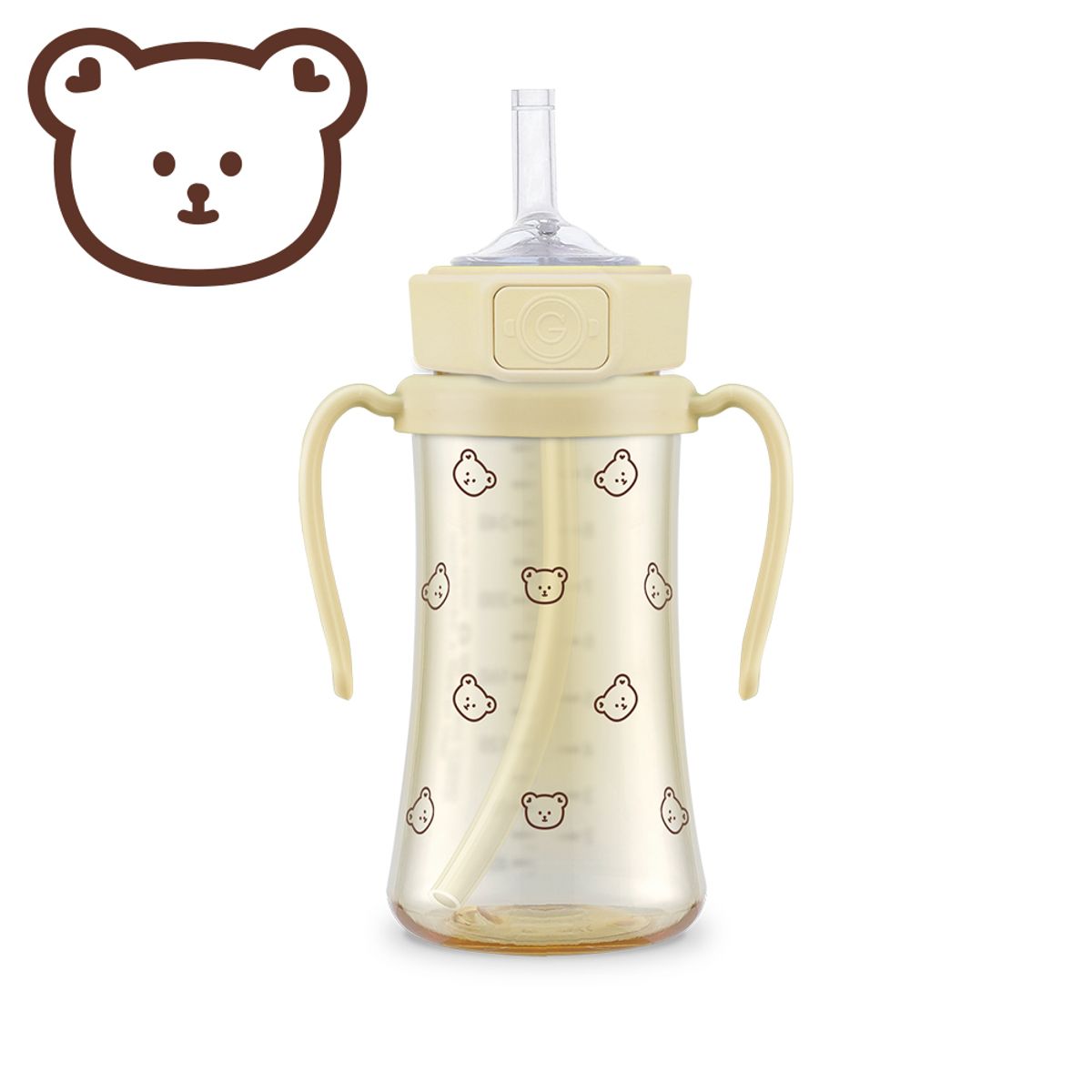 그로미미(GROSMIMI) PPSU 300ml 빨대컵 (3색 택 1)