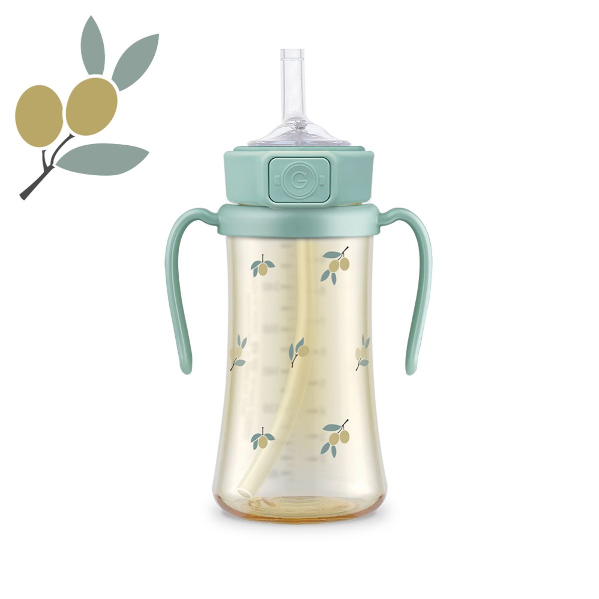 그로미미(GROSMIMI) PPSU 300ml 빨대컵 (3색 택 1)