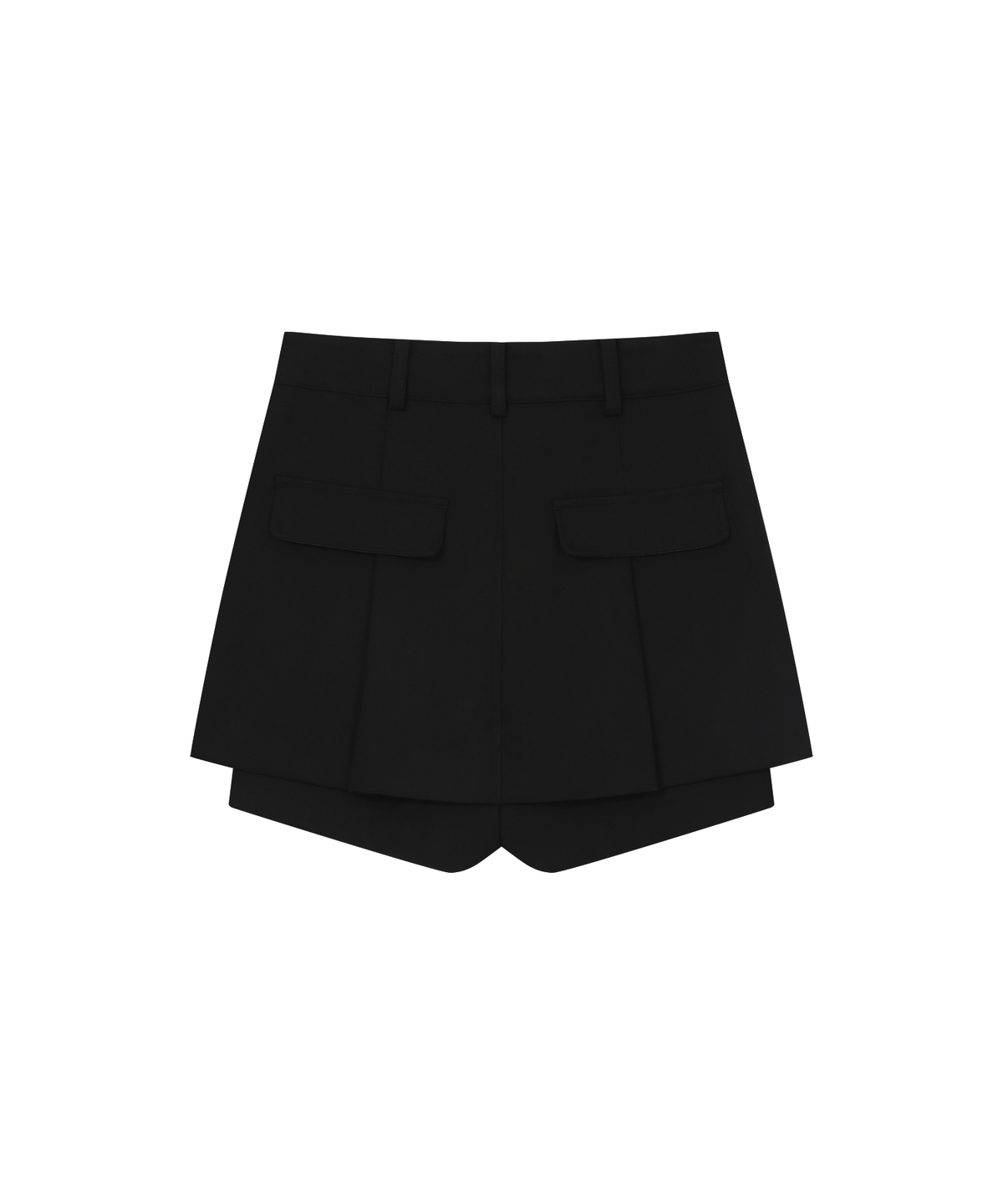 솔트앤초콜릿(SALT AND CHOCOLATE) 더블 포켓 스커트 팬츠 블랙 4W243V002