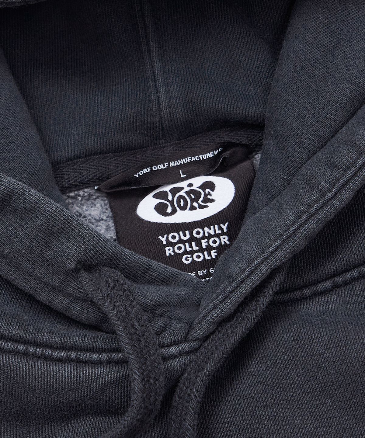 욜프(YORF) YORF HOODIE OVERDYED CHARCOAL