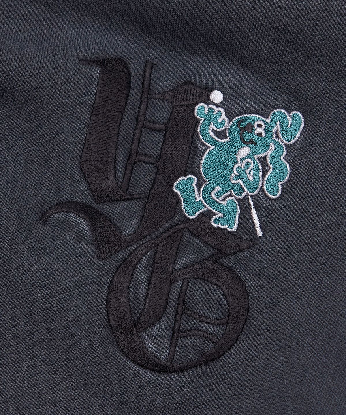 욜프(YORF) YORF HOODIE OVERDYED CHARCOAL