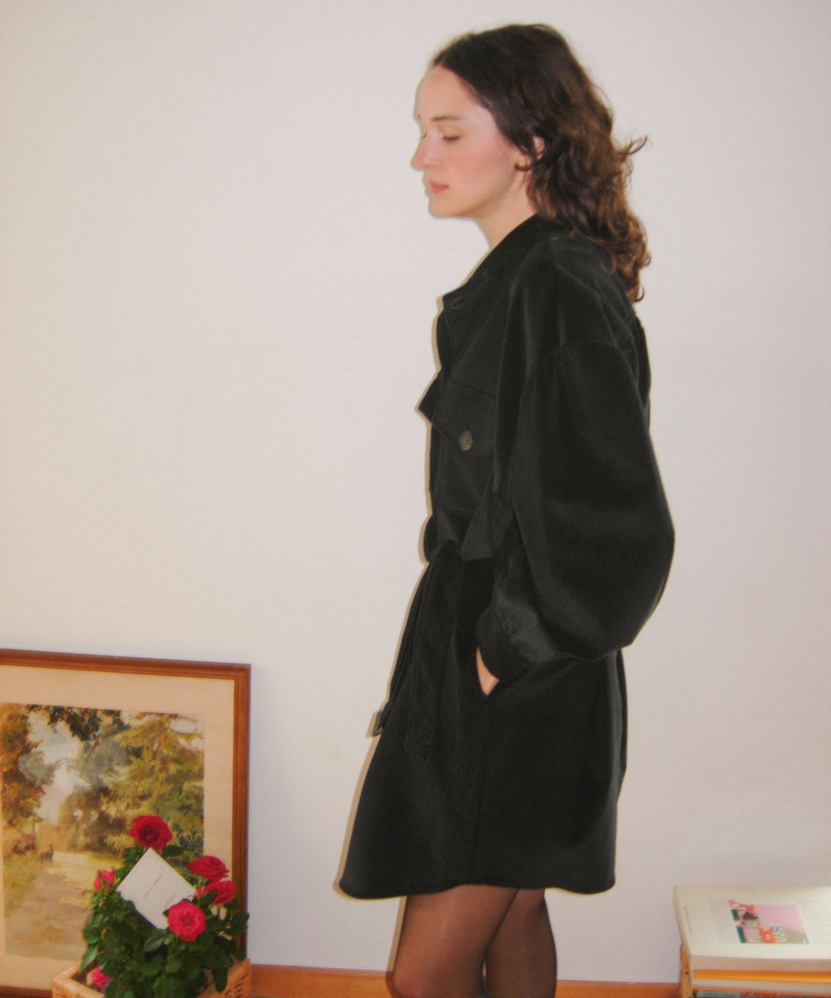 하케쉬(HACKESCH) 2Way Corduroy Dress_Black
