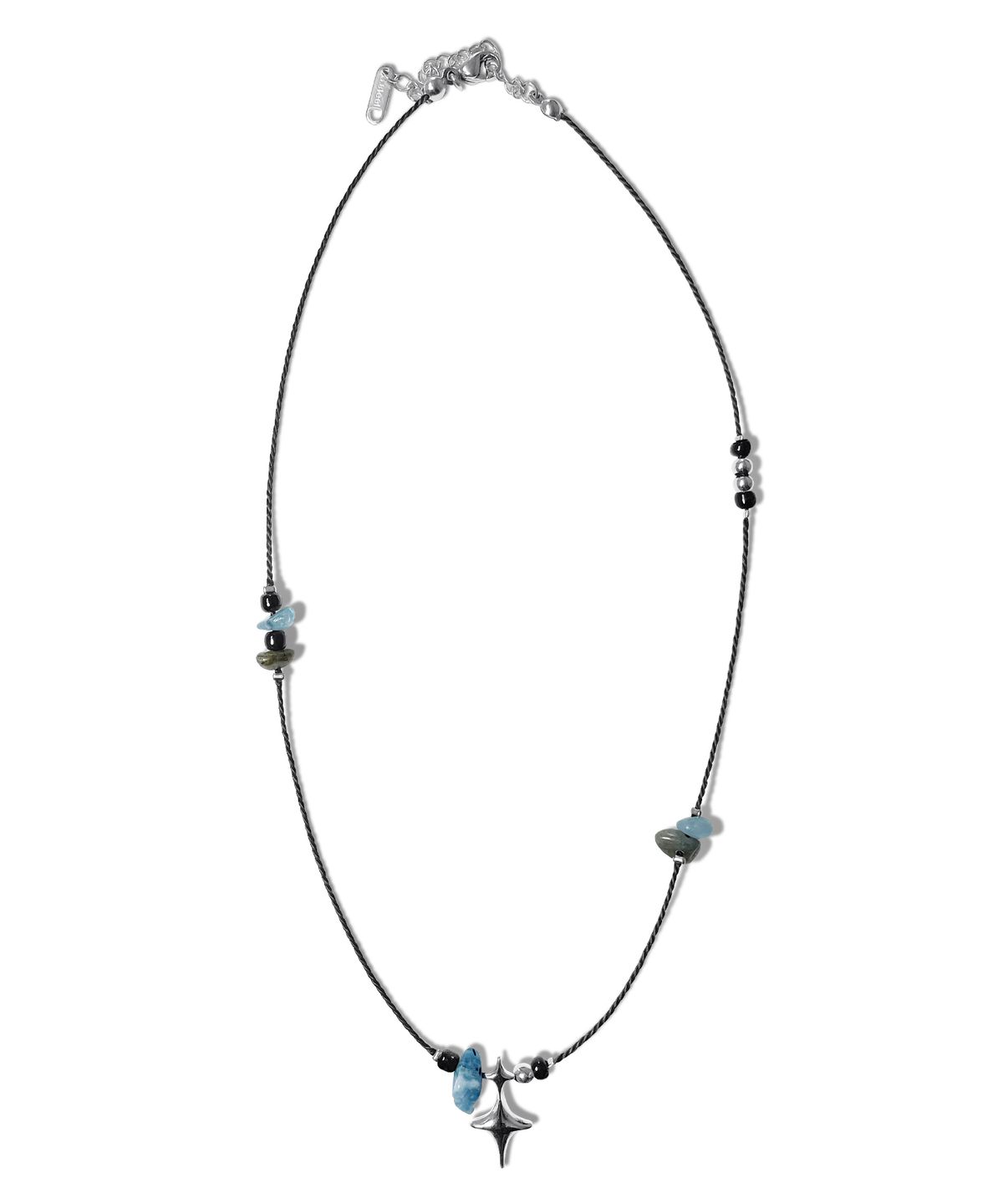 이스트아르고(EASTARGO) DOUBLE STING STONE NECKLACE