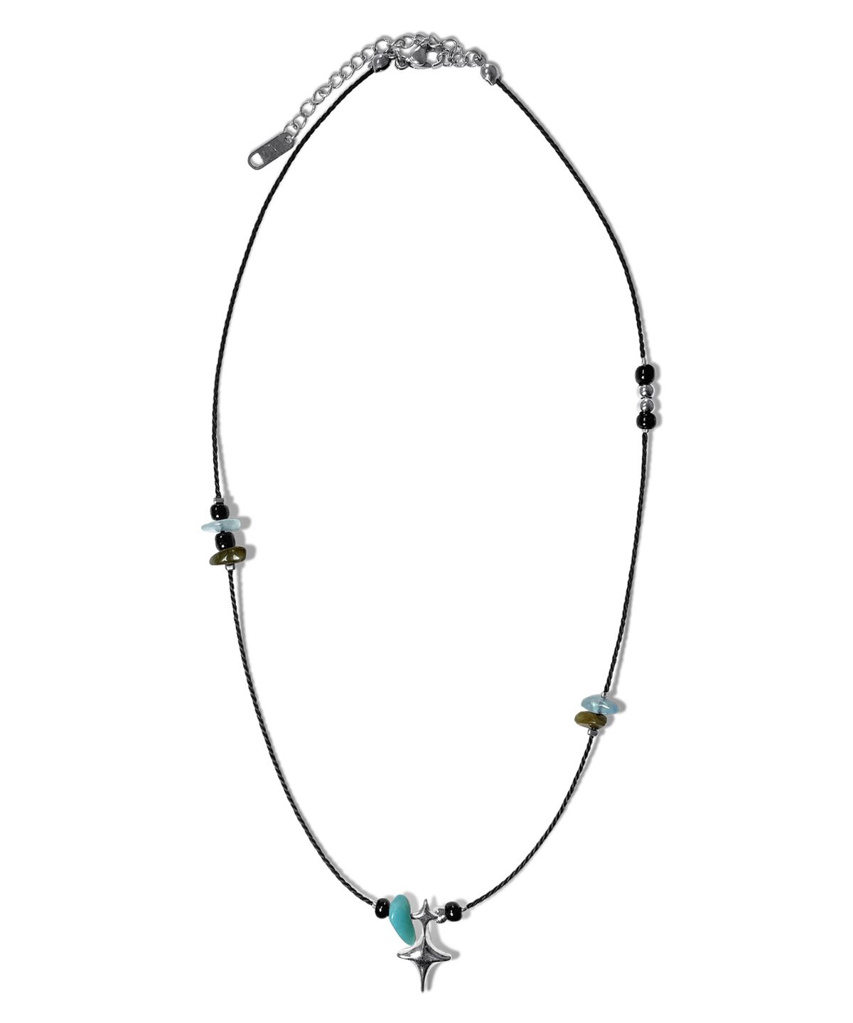 이스트아르고(EASTARGO) DOUBLE STING STONE NECKLACE