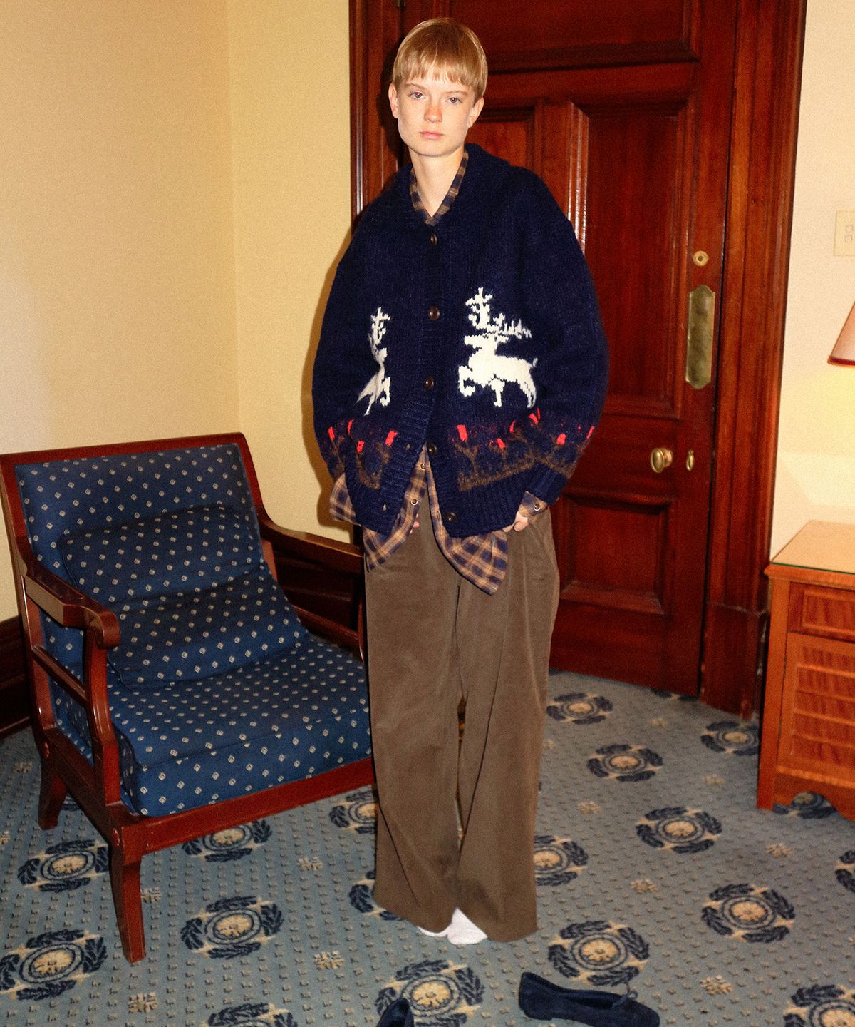 하케쉬(HACKESCH) Merry Cardigan_Navy