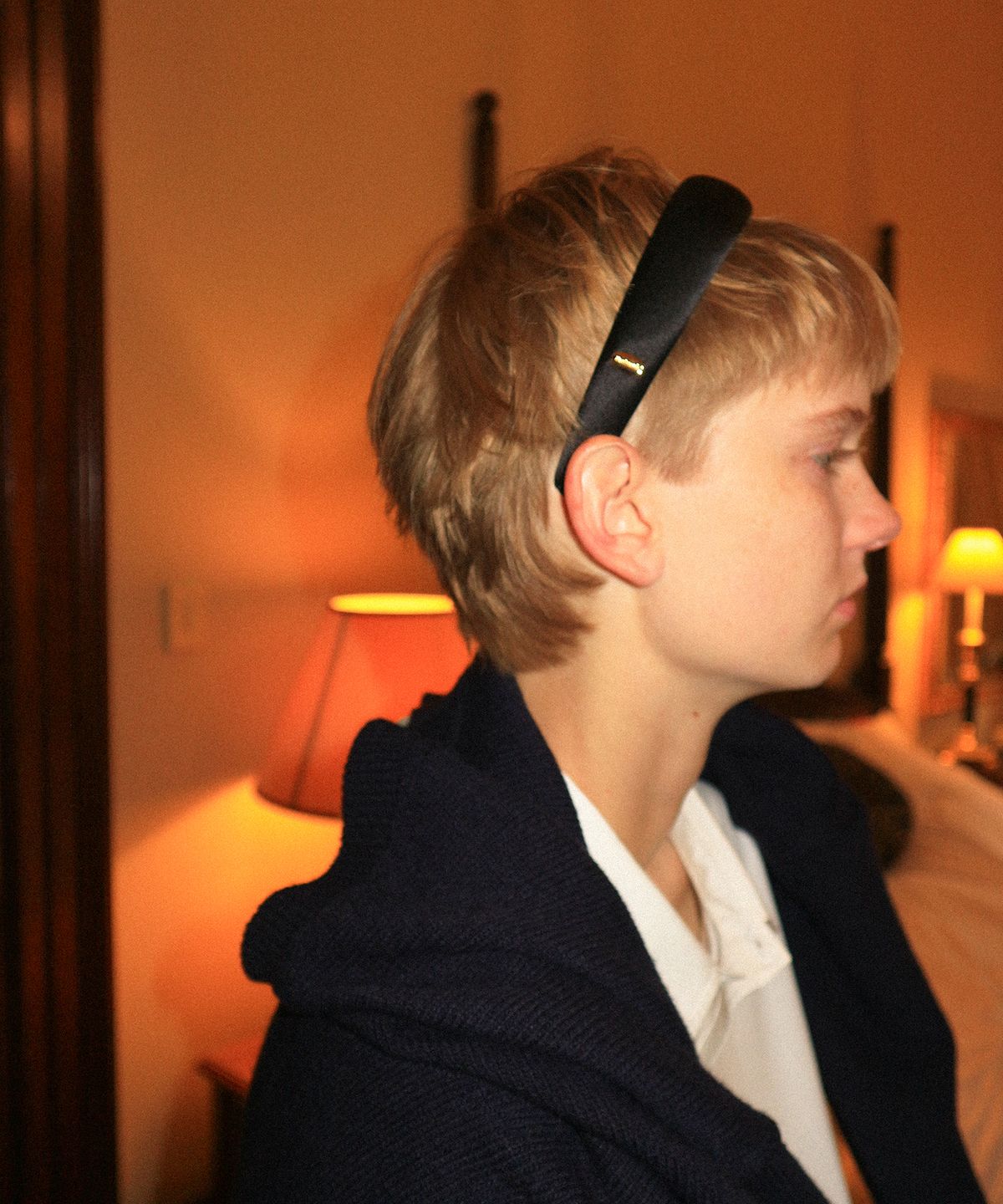 하케쉬(HACKESCH) Silk Headband_Black