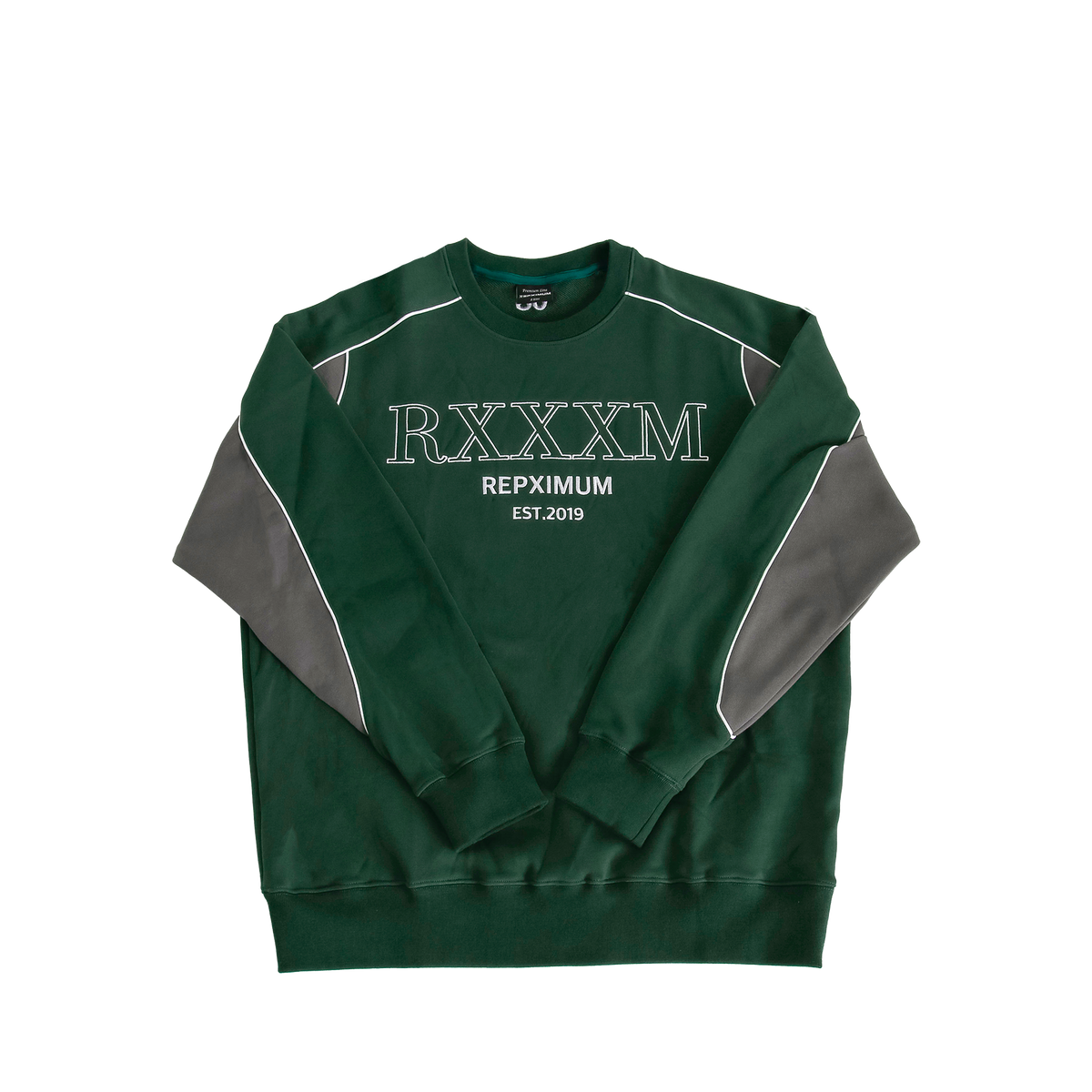 렙시멈(REPXIMUM) RXXXM 파이핑라인 헤비코튼 맨투맨 (3Colors)