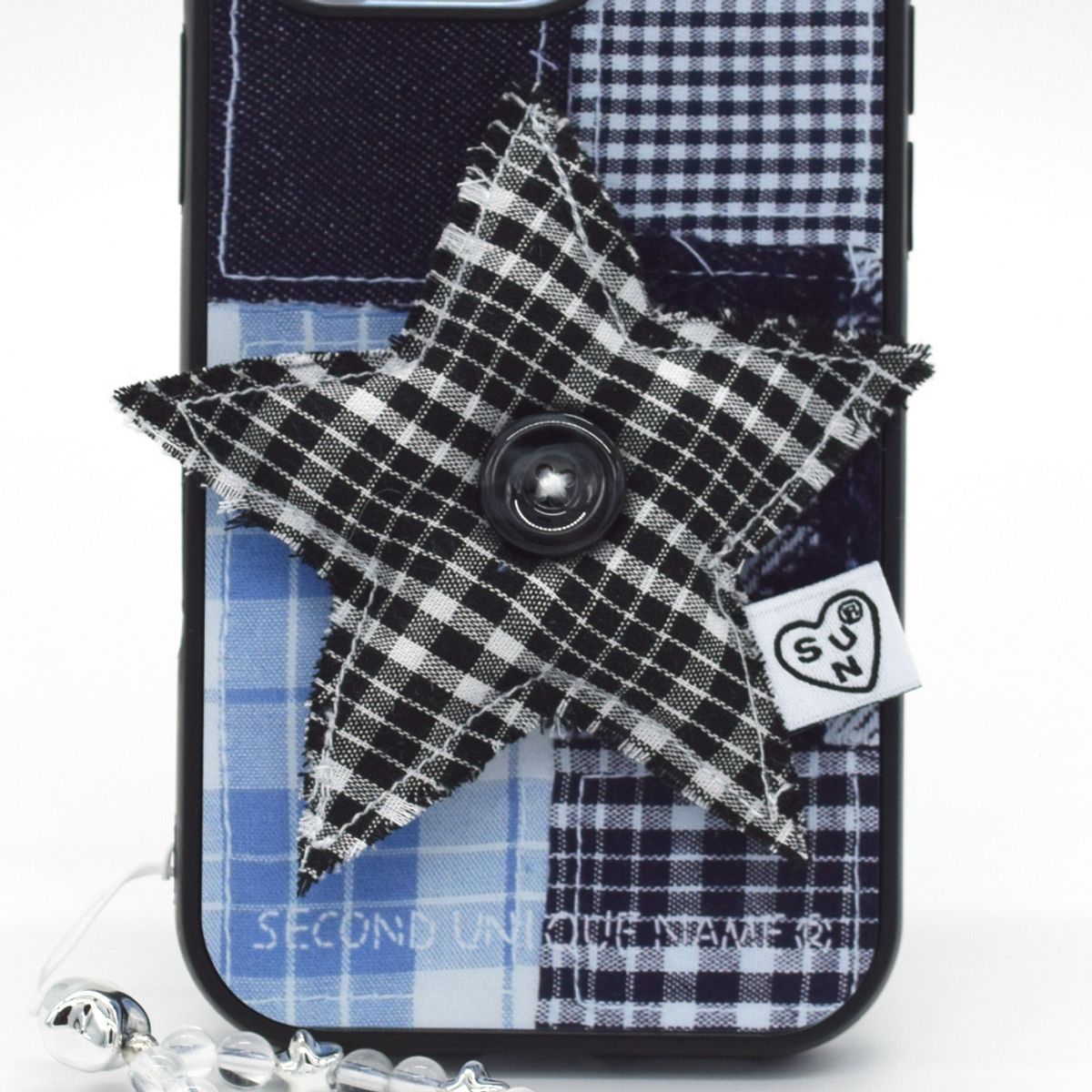 세컨드유니크네임(SECOND UNIQUE NAME) SUN CASE STAR PATCH BLACK
