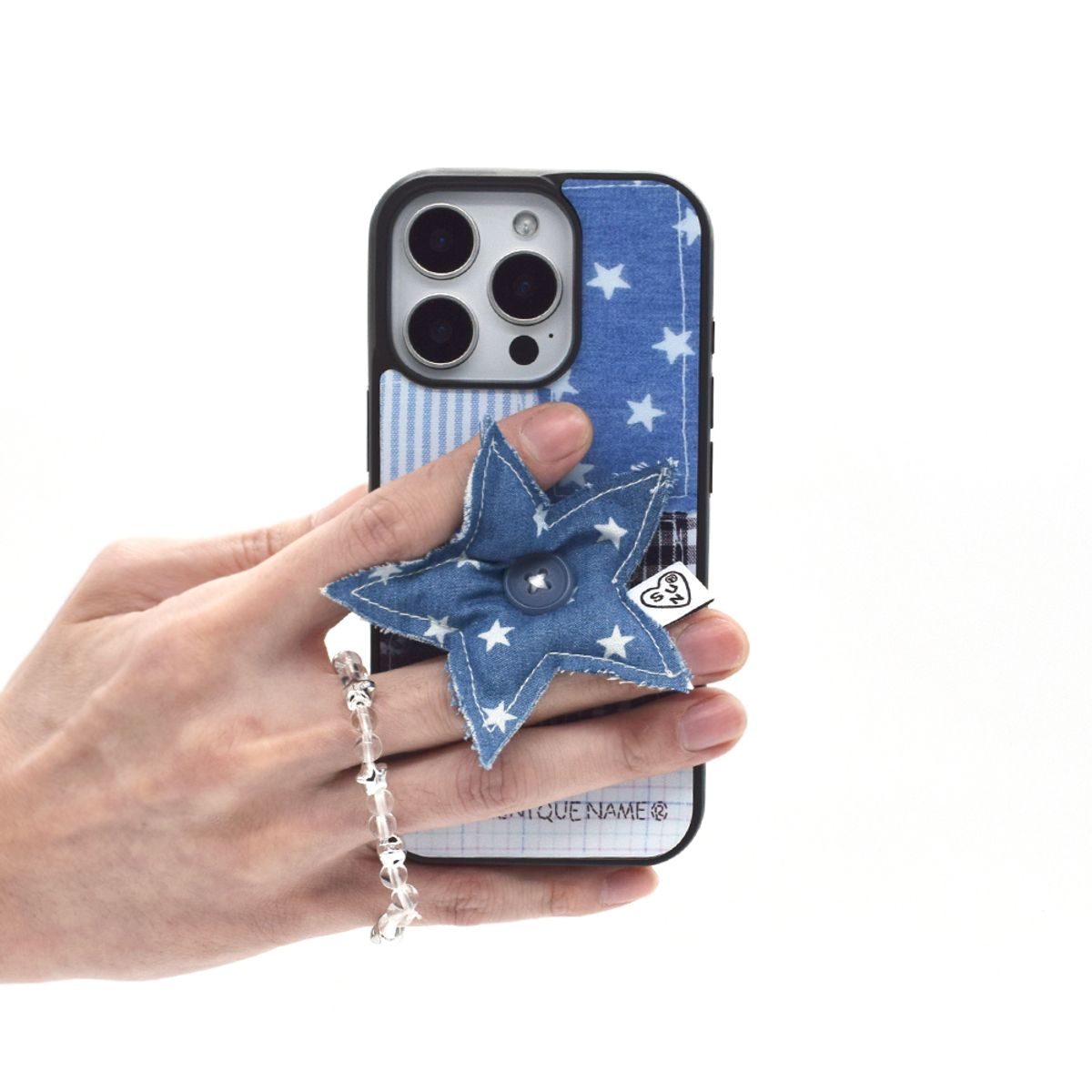세컨드유니크네임(SECOND UNIQUE NAME) SUN CASE STAR PATCH BLUE