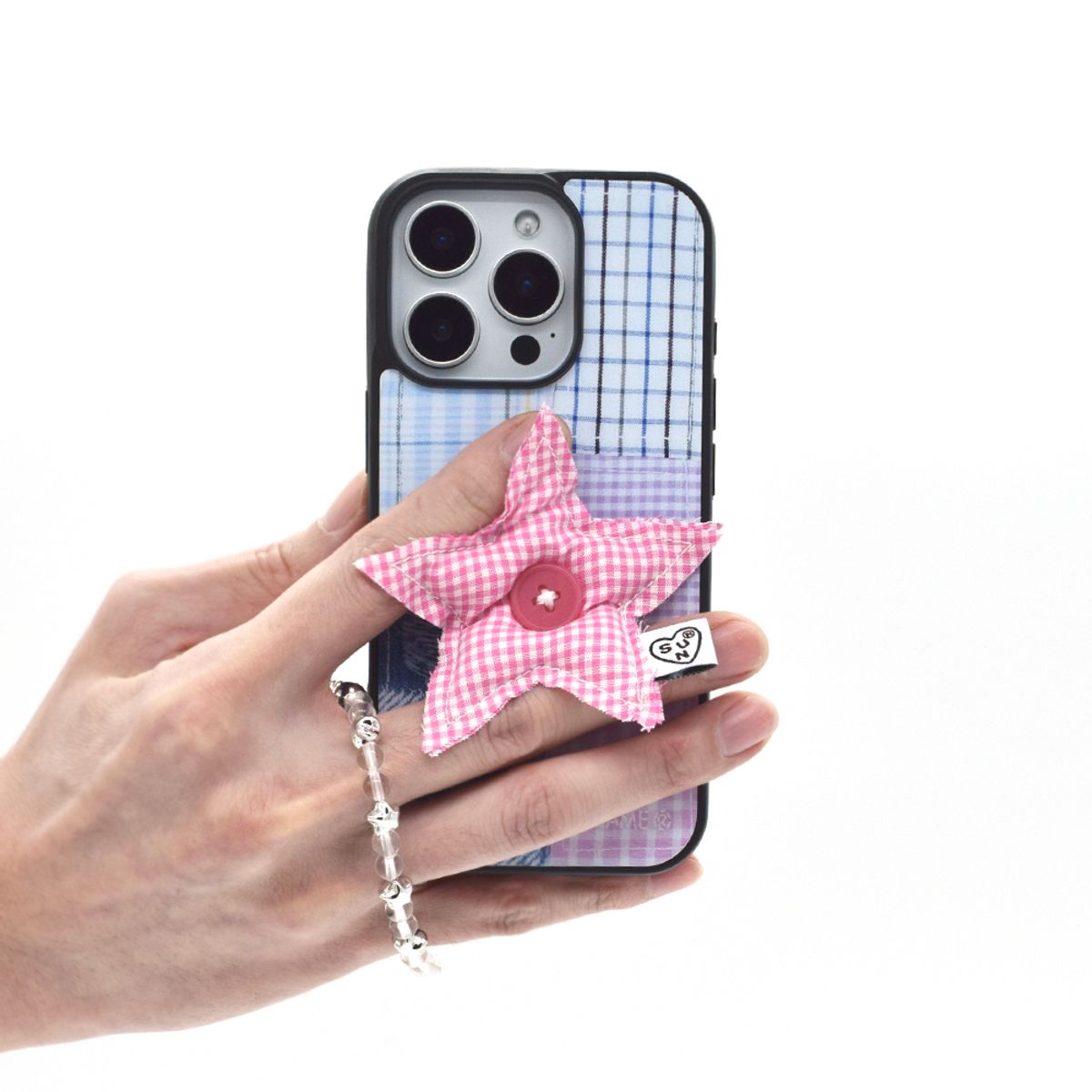 세컨드유니크네임(SECOND UNIQUE NAME) SUN CASE STAR PATCH PINK