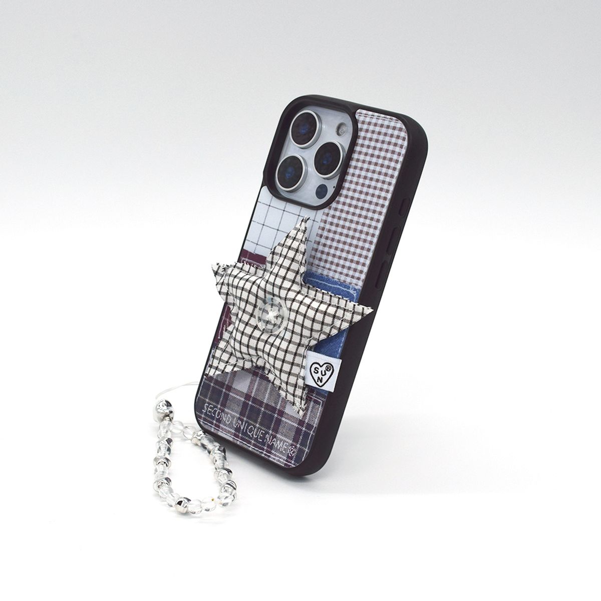 세컨드유니크네임(SECOND UNIQUE NAME) SUN CASE STAR PATCH WHITE