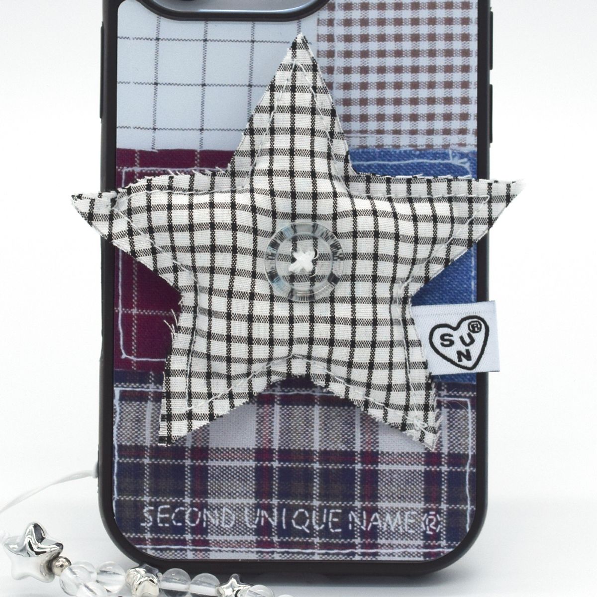 세컨드유니크네임(SECOND UNIQUE NAME) SUN CASE STAR PATCH WHITE