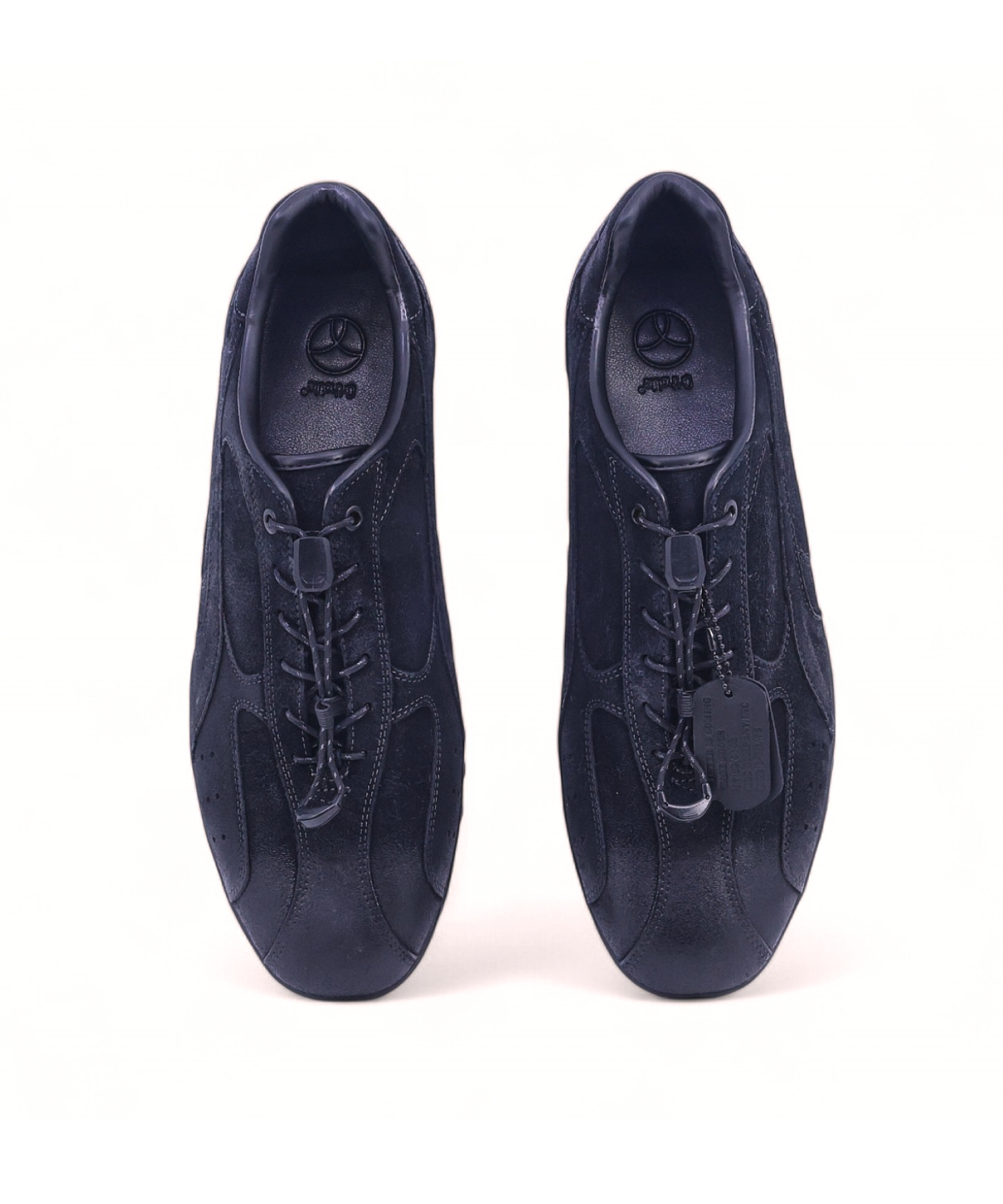 MUSINSA公式 | YASE Spider Wax Wash Sneakers Black