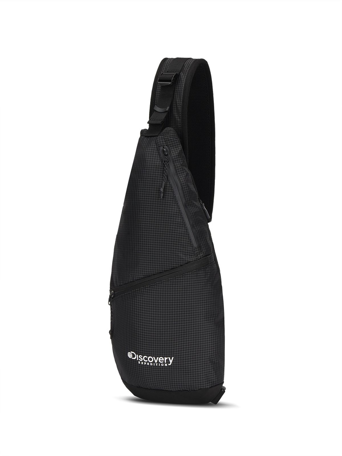 디스커버리 익스페디션(DISCOVERY EXPEDITION) 크러스트 멀티플 슬링백 (BLACK)