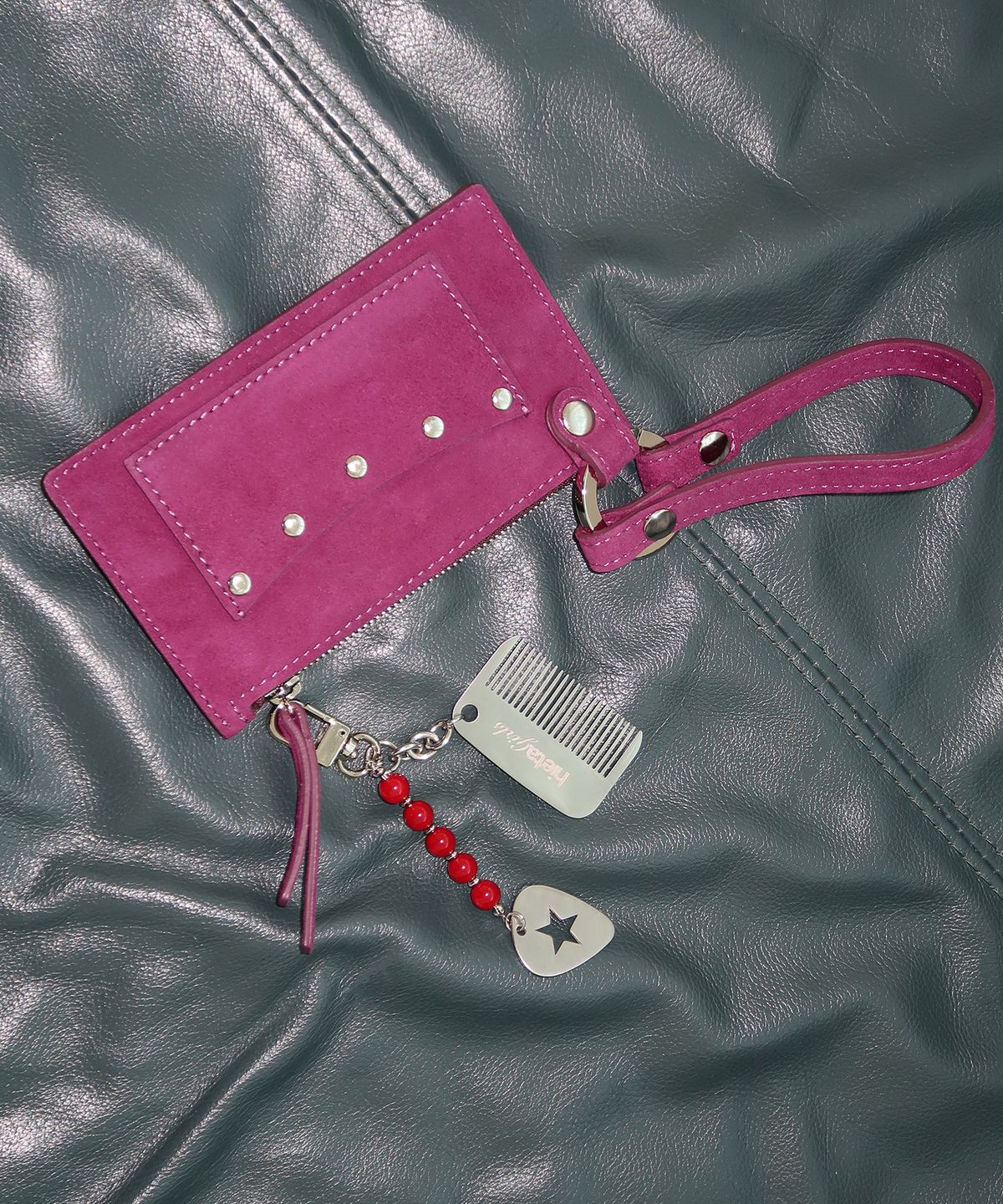 히에타(HIETA) Bella card wallet / Grape