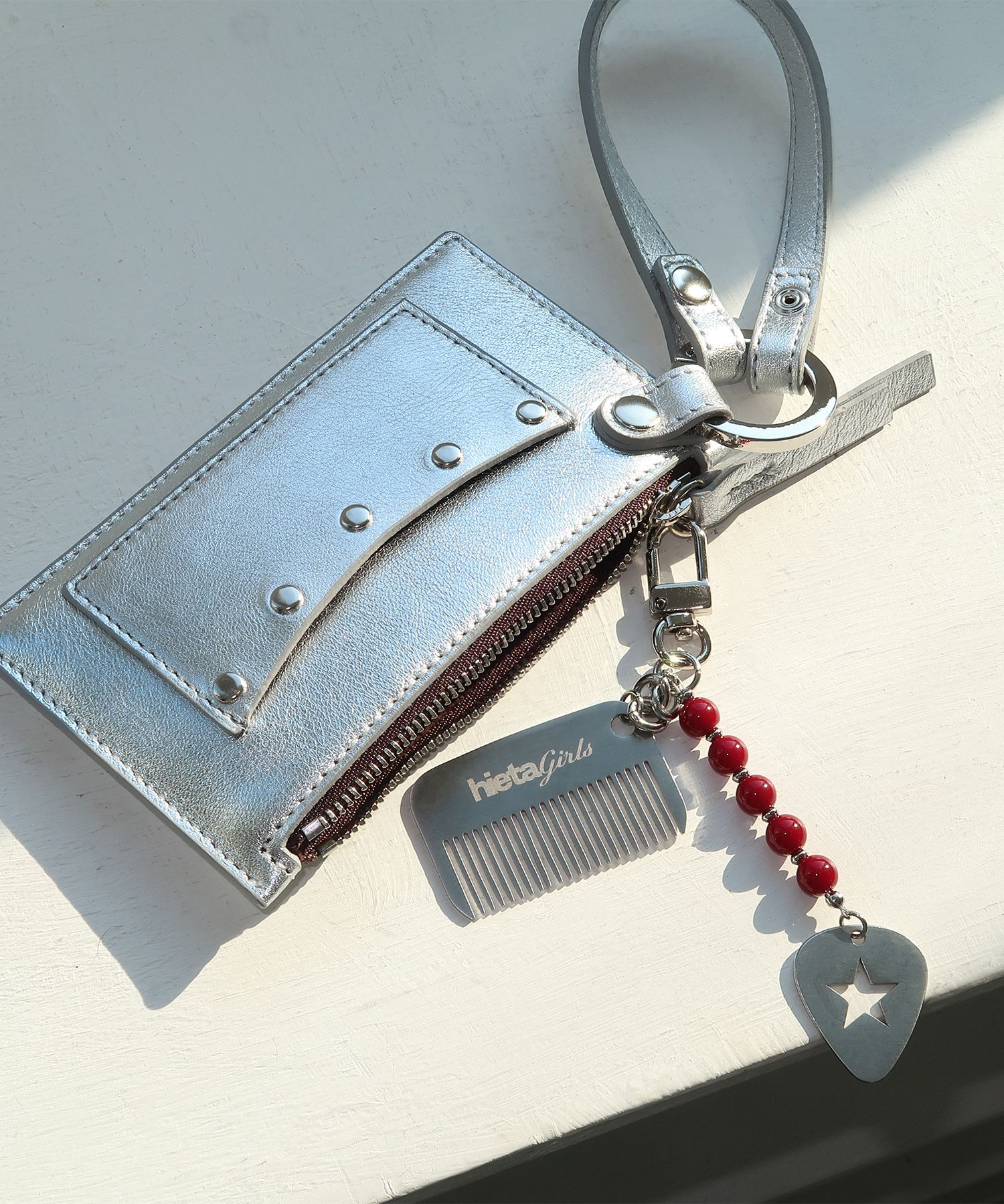 HIETA ■ Bella card wallet MUSINSA | HIETA Bella card wallet / Silver