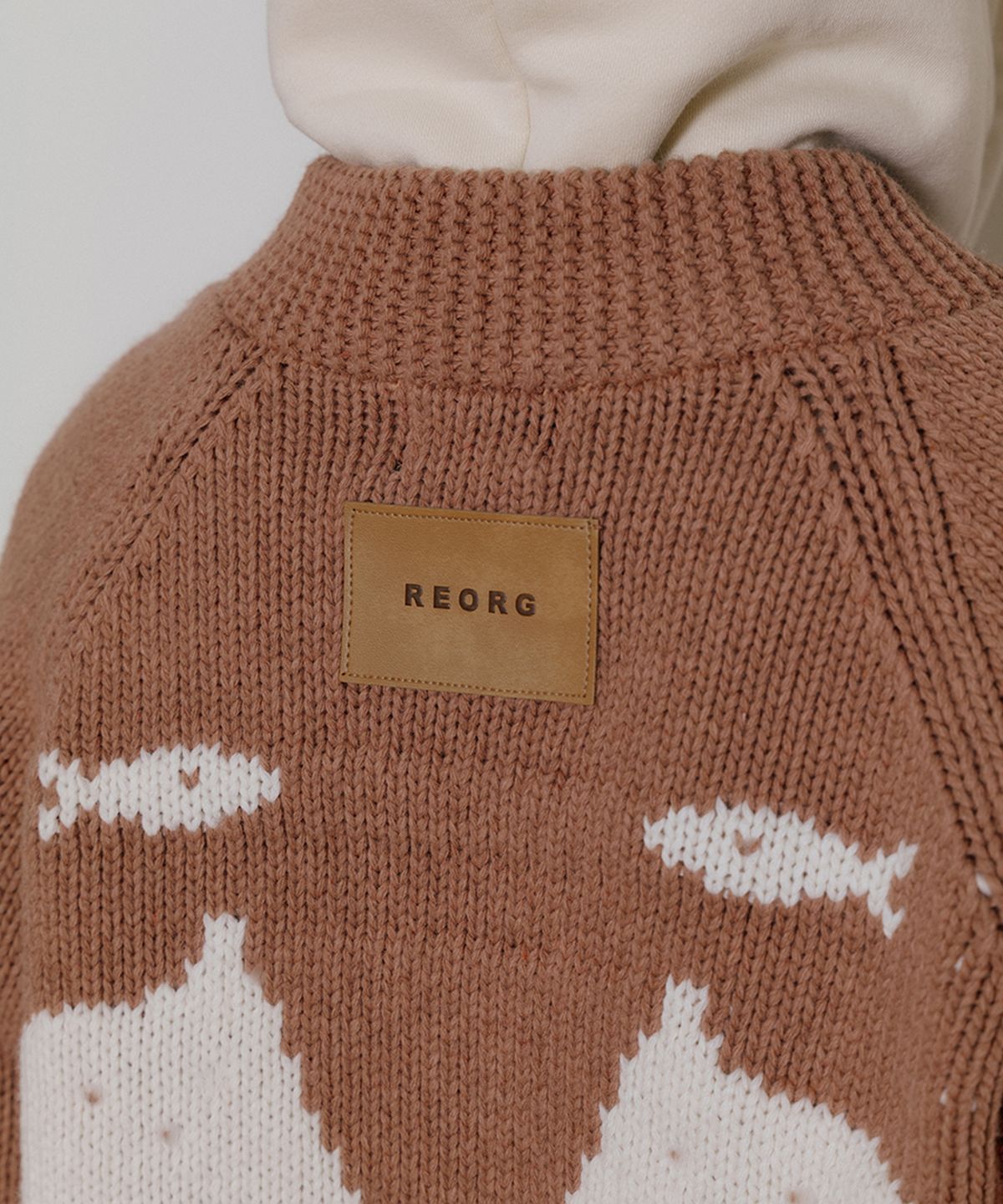 리올그(REORG) COZY CAT COWICHAN DUSTY PINK
