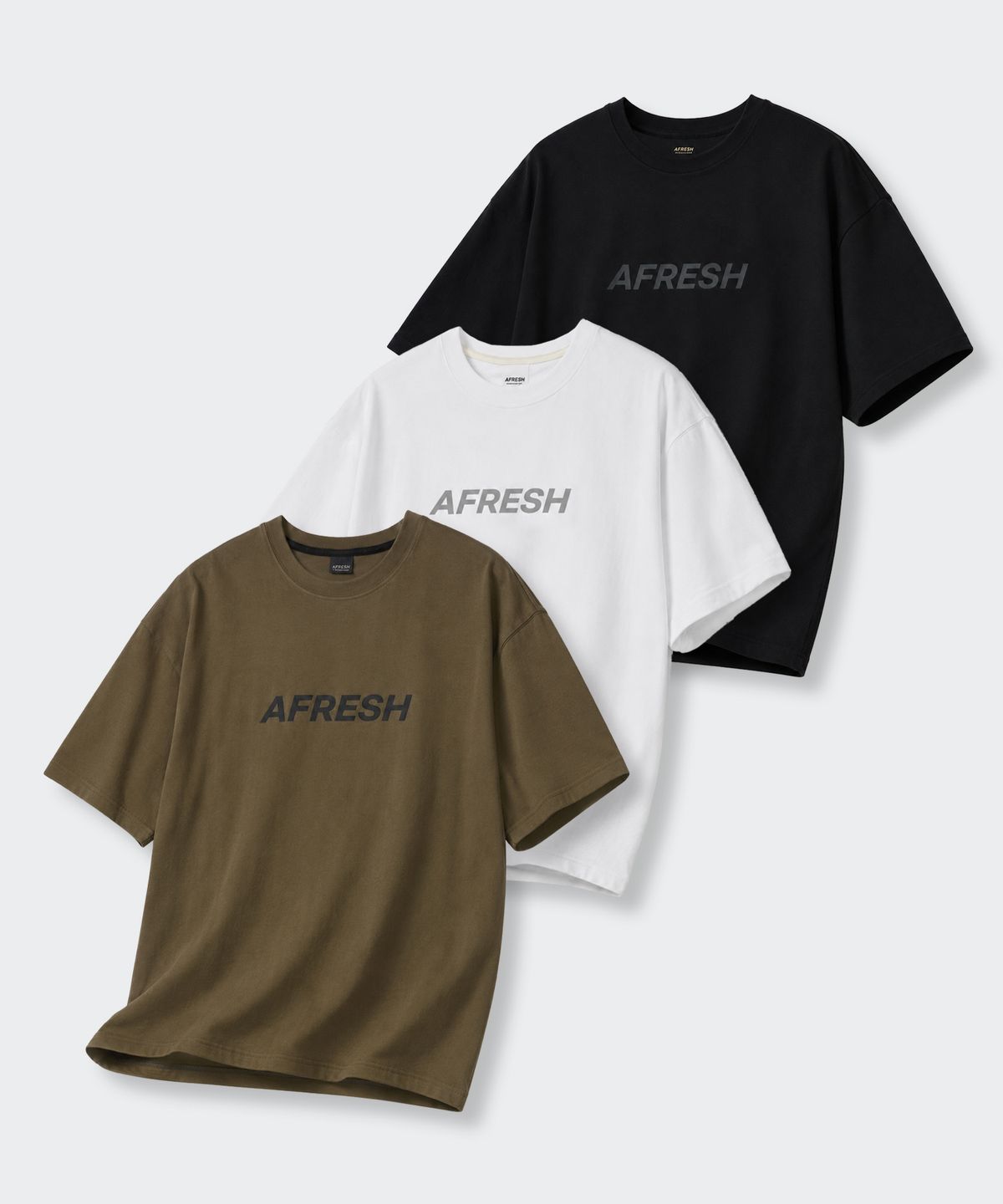 어프레쉬(AFRESH) 프로 짐 오버핏 숏슬리브_3color