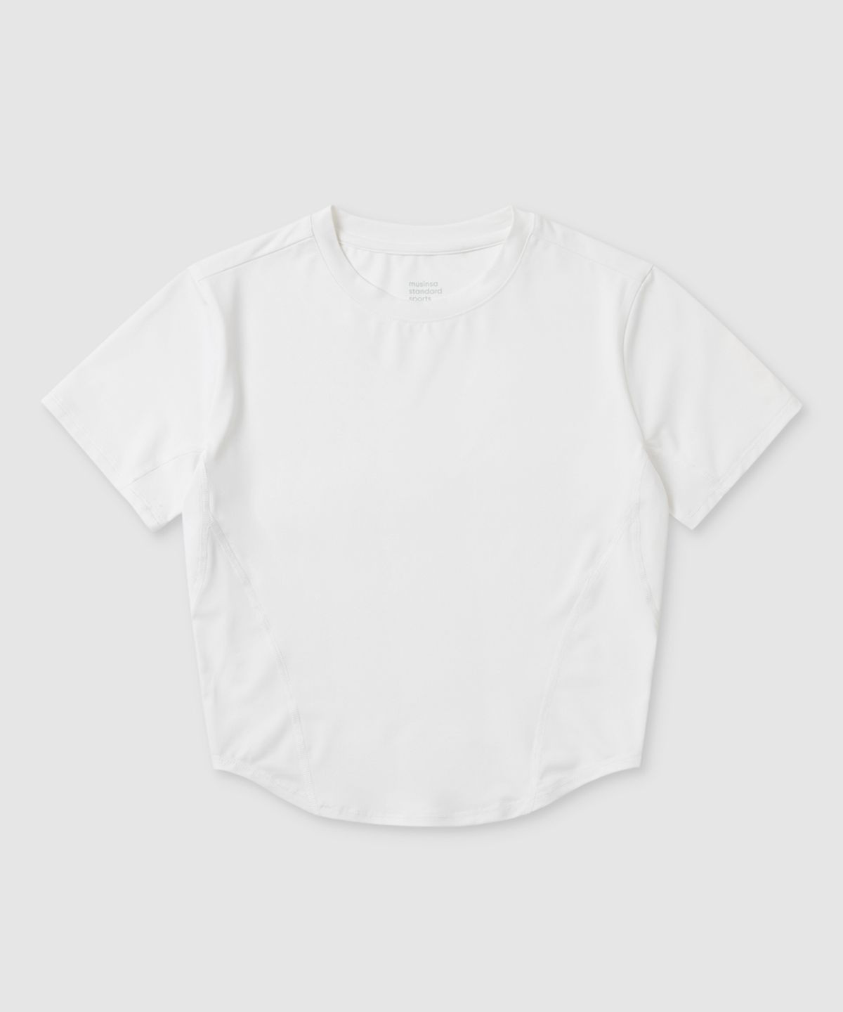 무신사 스탠다드 스포츠(MUSINSA STANDARD SPORTS) 쿨탠다드 드라이액트 슬림핏 크롭 숏슬리브 우먼 (3color)