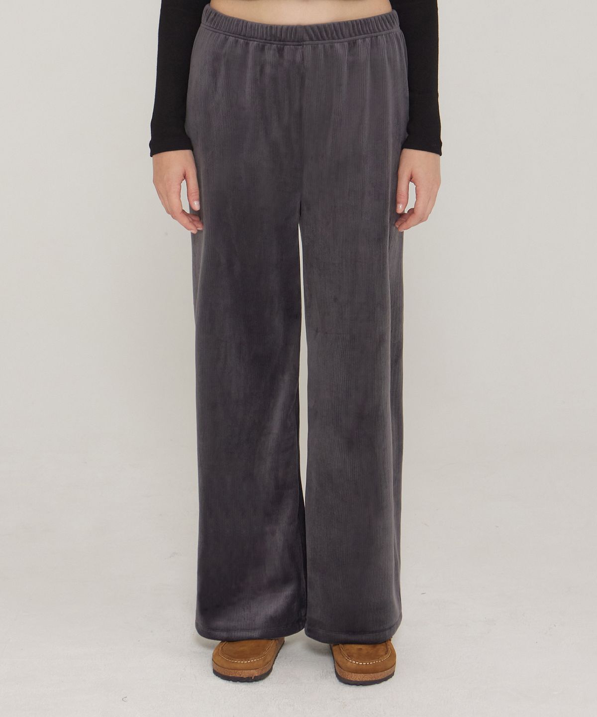 디어스토커(DEARSTALKER) D. BASIC VELOUR WIDE PANTS - 4 COLOR