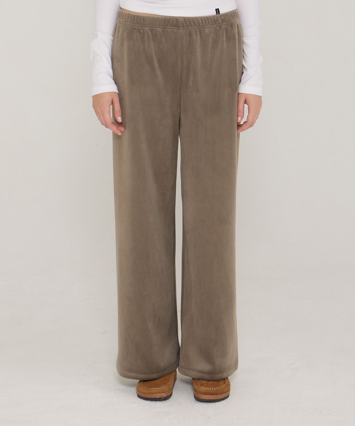 디어스토커(DEARSTALKER) D. BASIC VELOUR WIDE PANTS - 4 COLOR