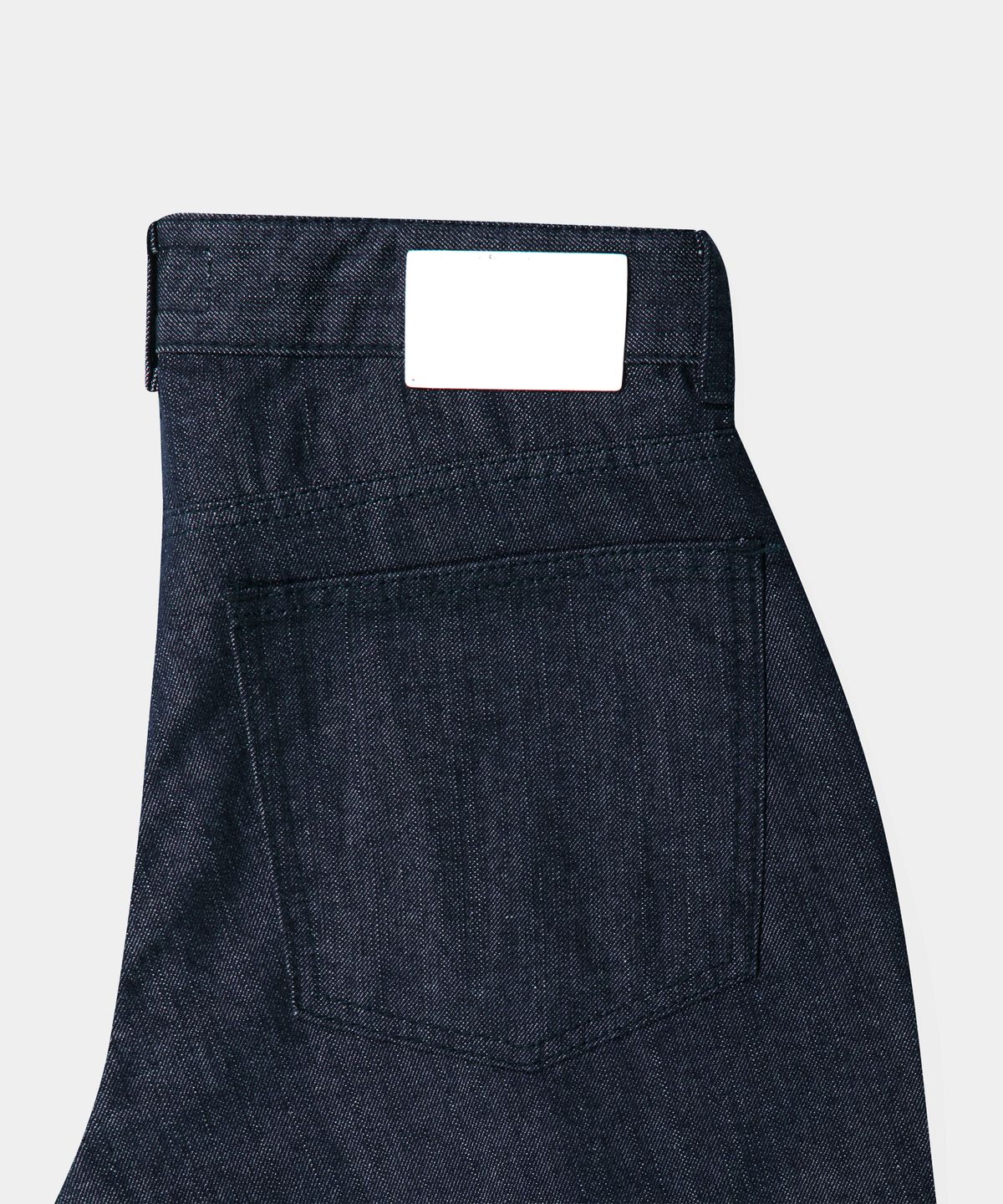 람블라(RAMBLA) SLUB 원턱 세미 와이드 데님 팬츠 [인디고블루]