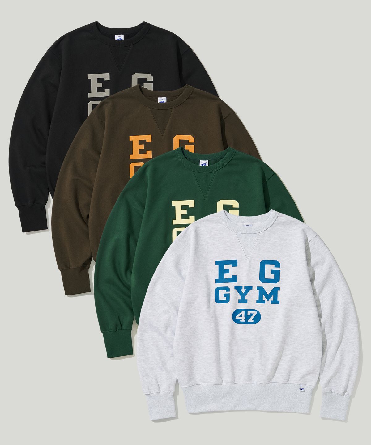 이스트코(EASTCO) EG GYM HW SWEATSHIRT LIGHT GREY