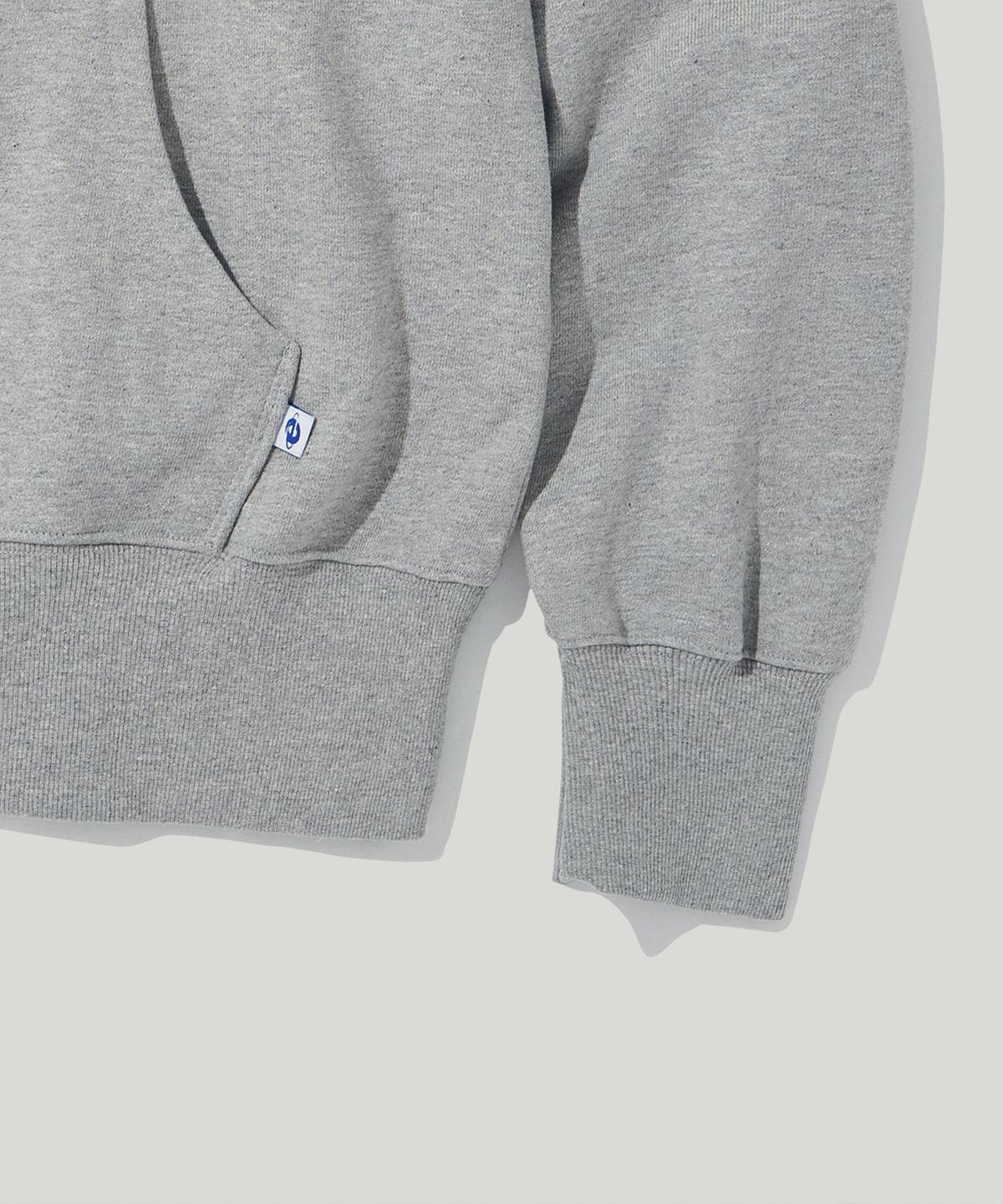 이스트코(EASTCO) OVAL LOGO HW HOODIE HEATHER GREY