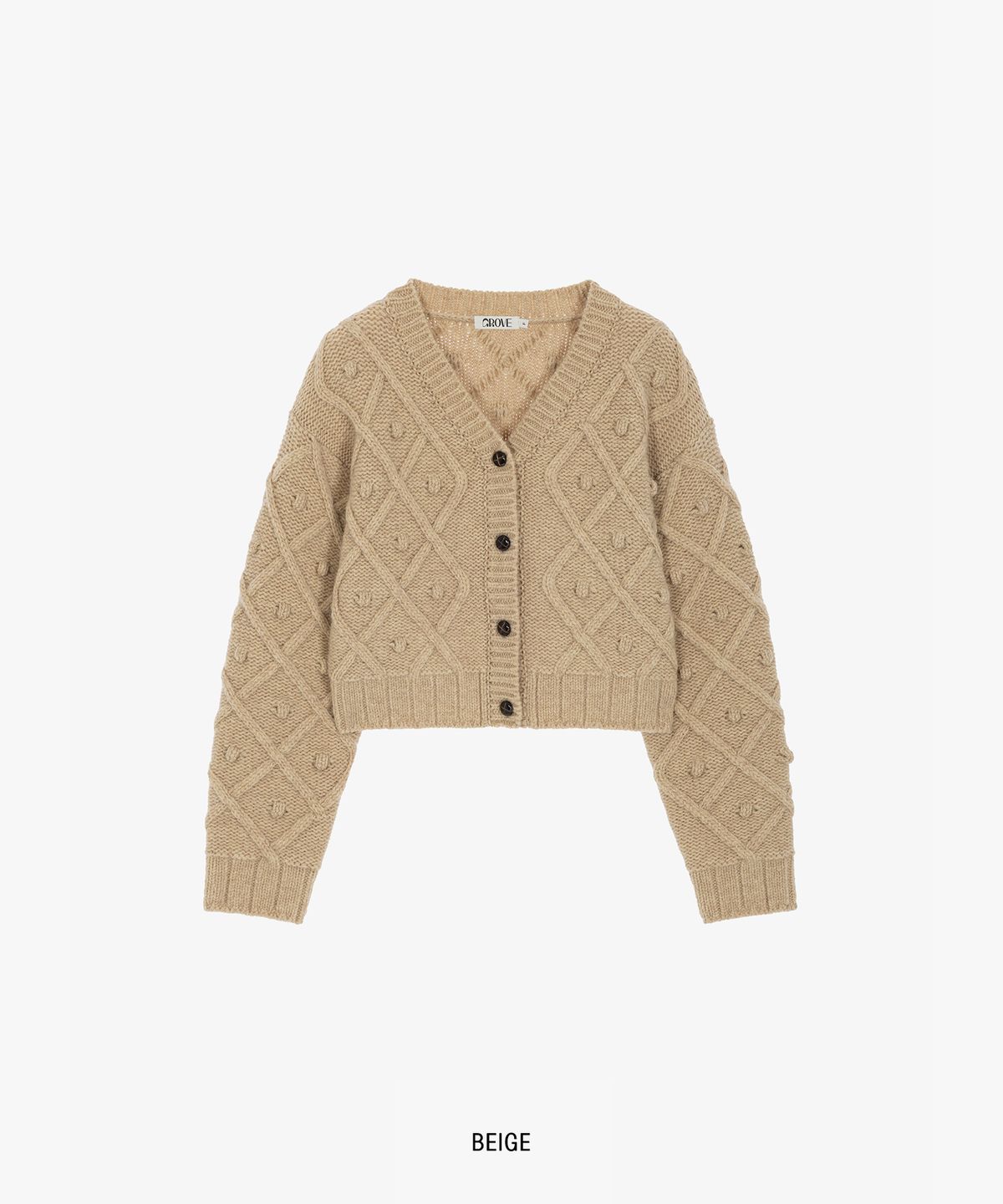 그로브(GROVE) MARCO V-NECK CARDIGAN (3COLOR)