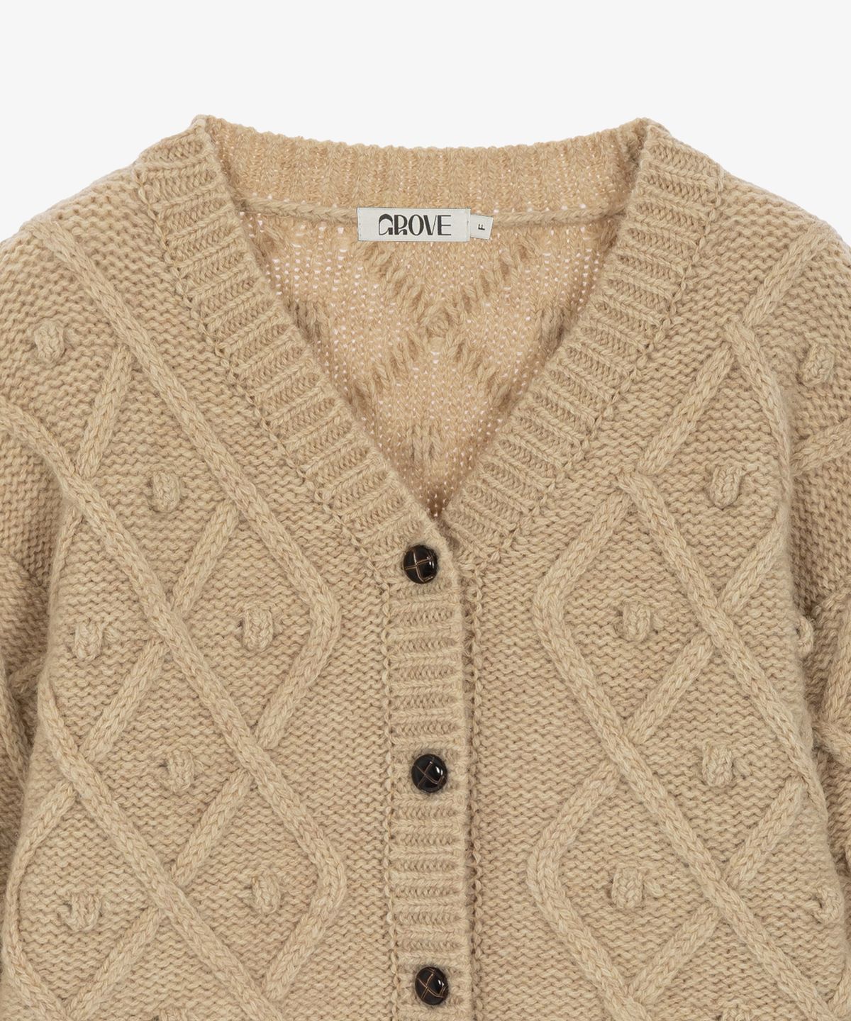 그로브(GROVE) MARCO V-NECK CARDIGAN (3COLOR)