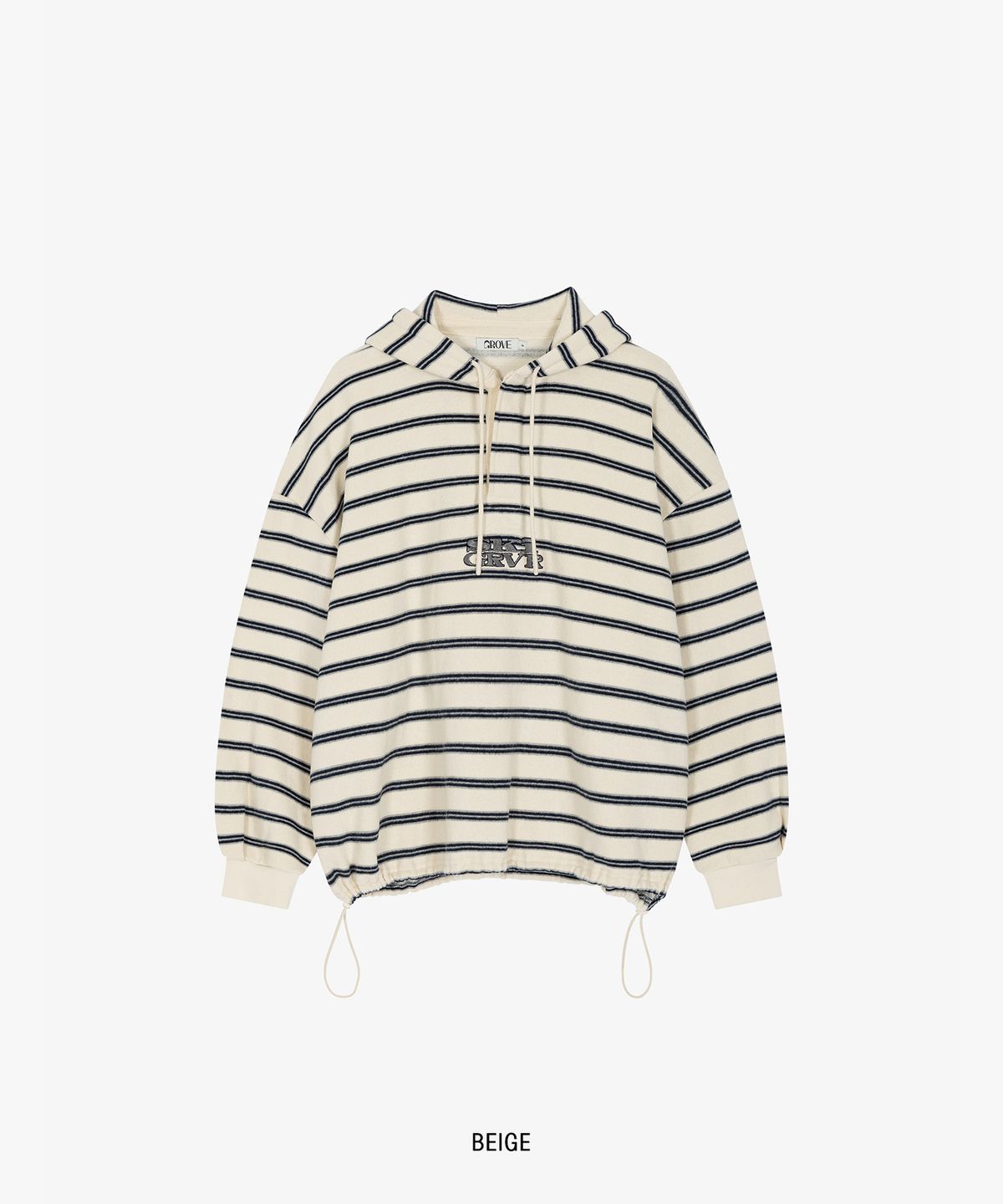 그로브(GROVE) GRAFICO STRIPE HOODIE (3COLOR)