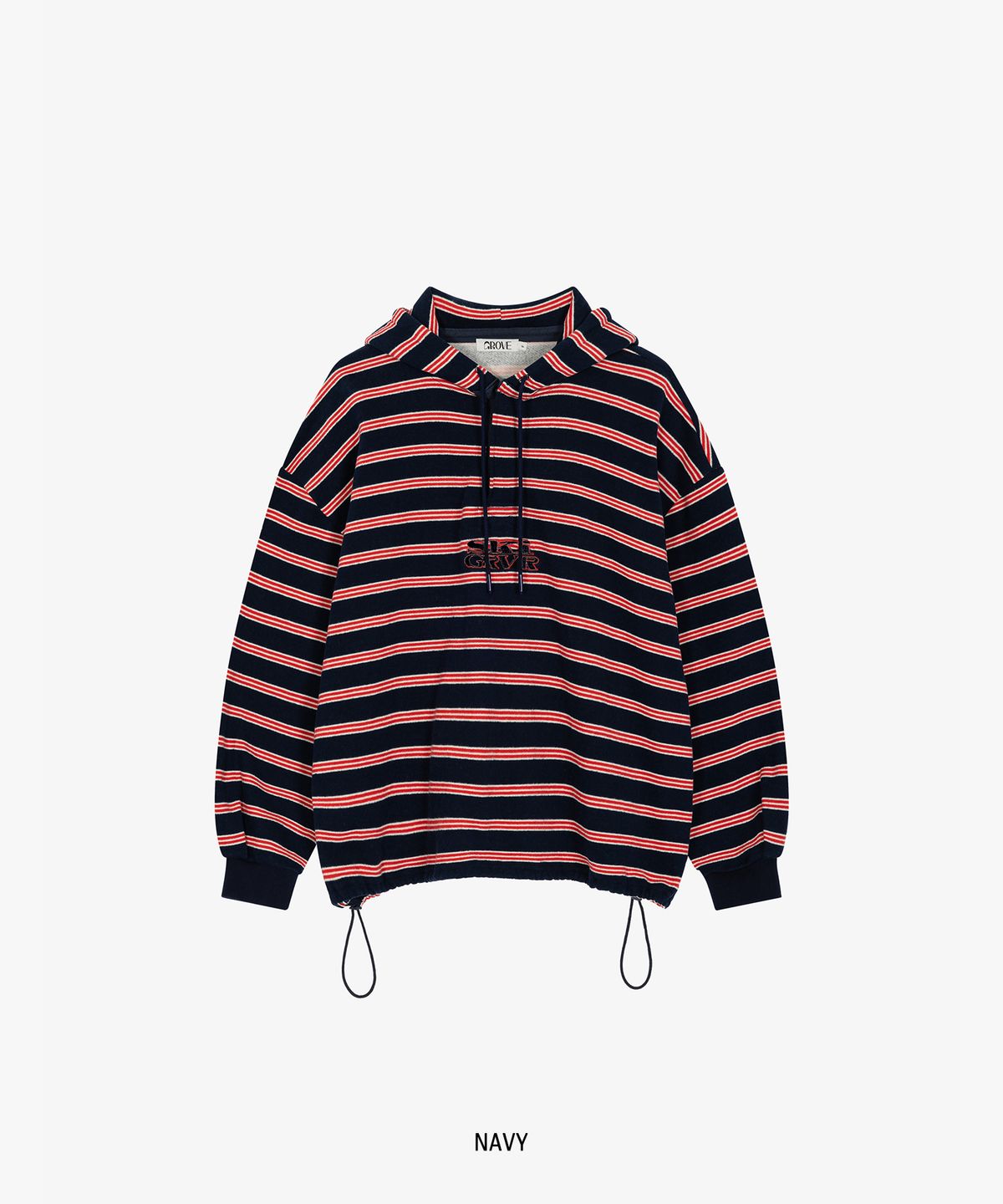 그로브(GROVE) GRAFICO STRIPE HOODIE (3COLOR)