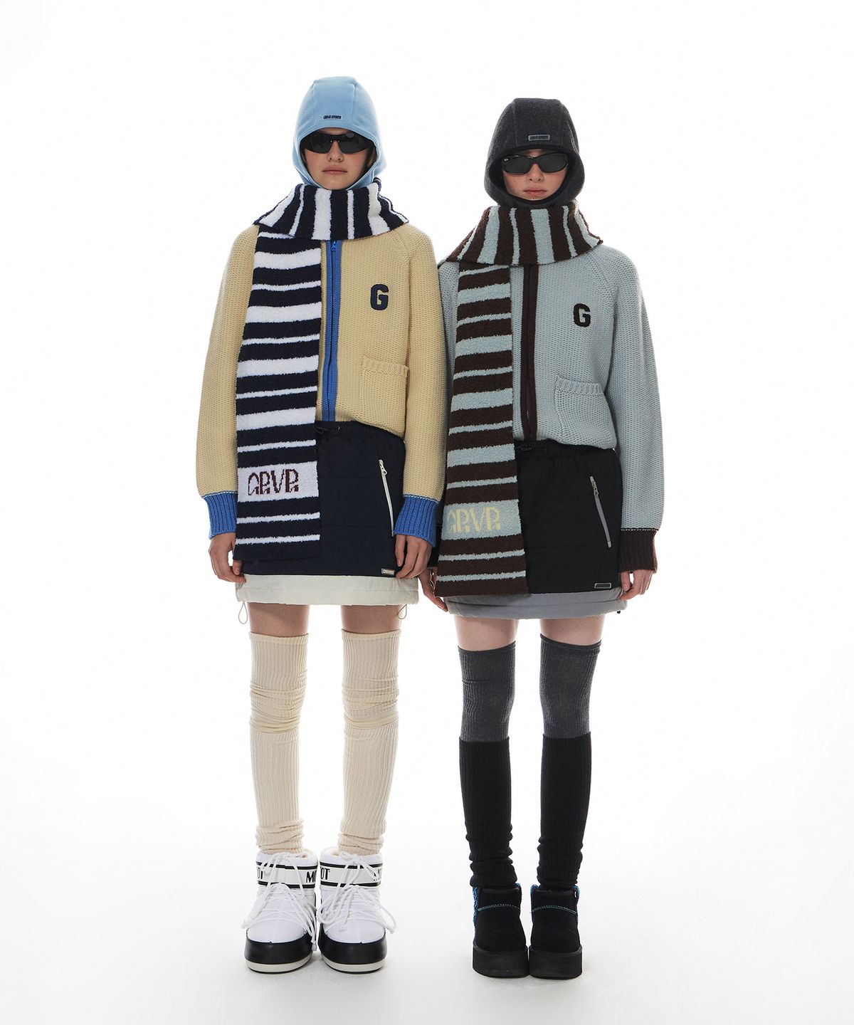 그로브(GROVE) MOLLING STRIPE MUFFLER (3COLOR)