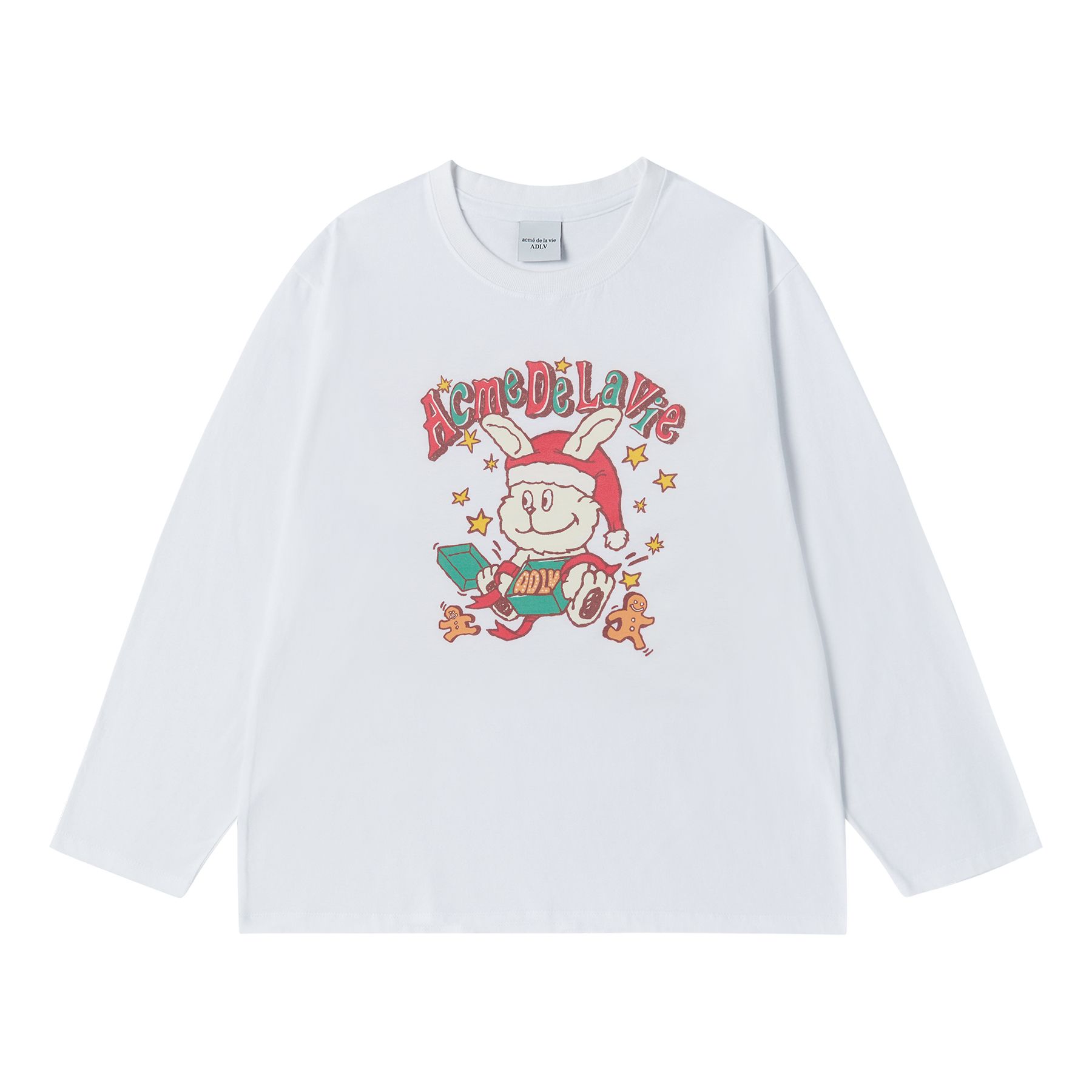 アクメドラビ★SANTA RABBIT PRESENT LONG SLEEVE T-SHIRT_2色 MUSINSA | acmé de la vie SANTA RABBIT PRESENT LONG SLEEVE T