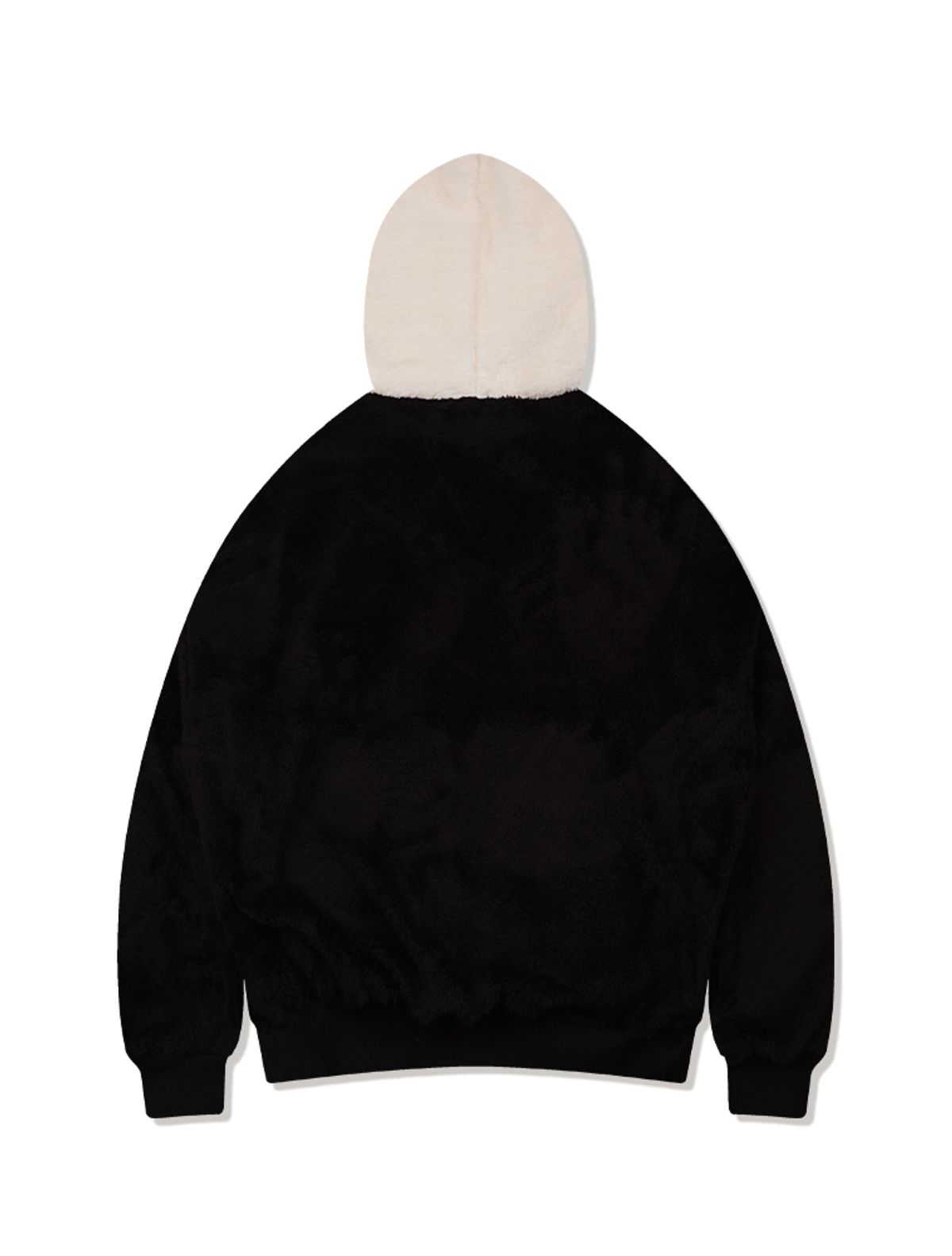 라 메종 스튜디오(LA MAISON STUDIO) UNISEX 페이크퍼 후드 블랙(FCE4TS658M)