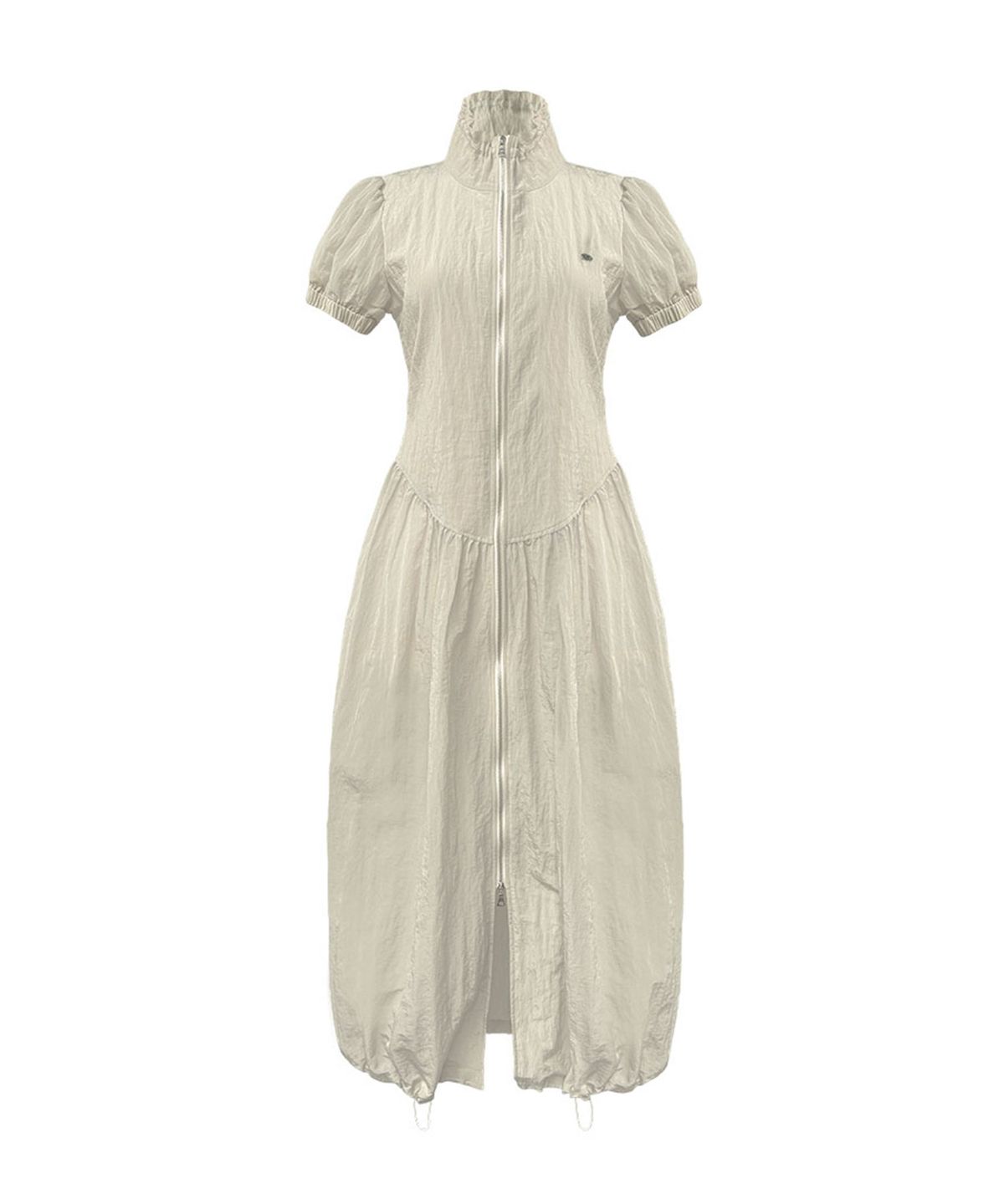 루루서울(LOULOUSEOUL) Yucca Nylon Dress (Beige)