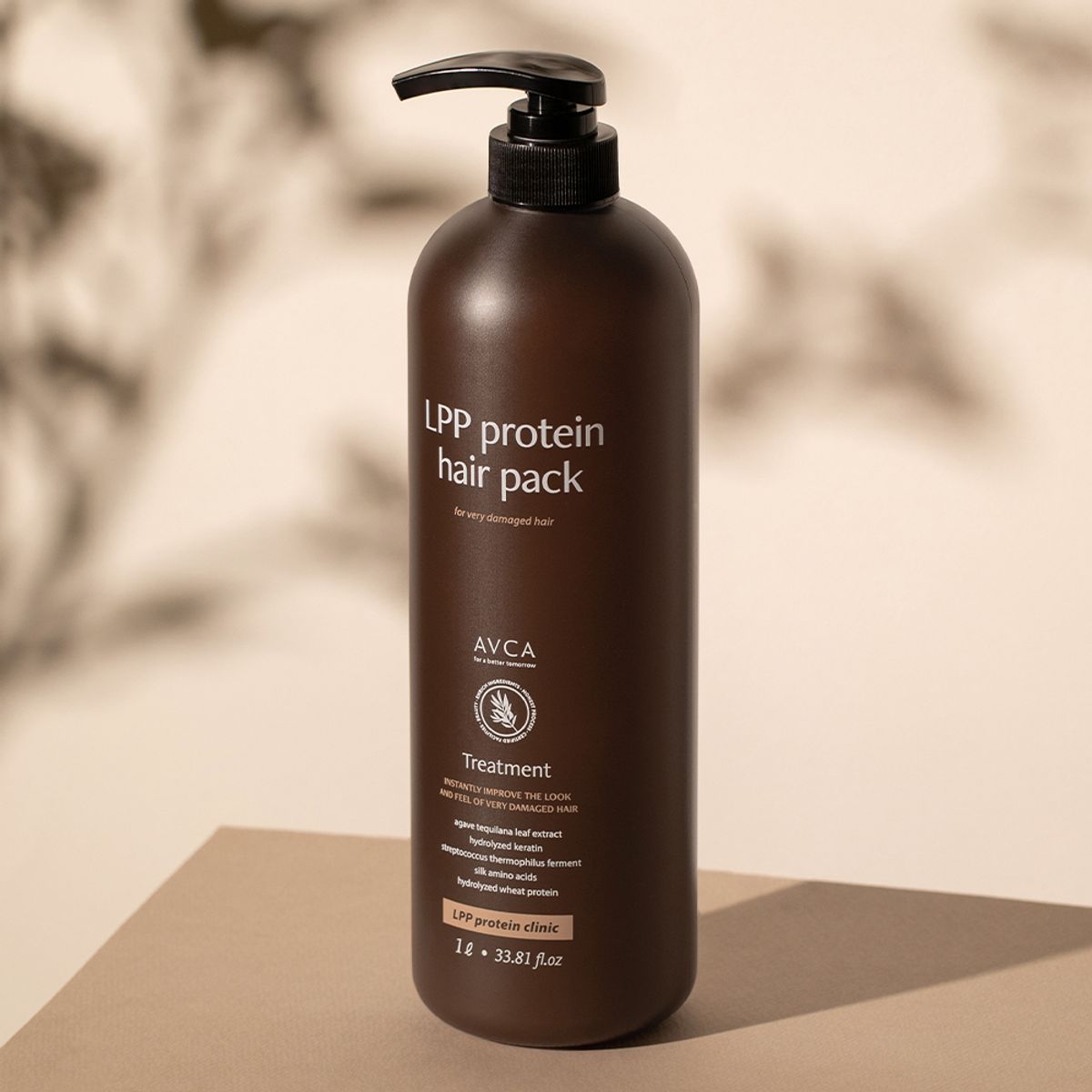 아브카(AVCA) 극손상 케어 LPP 단백질 헤어팩 저자극 트리트먼트 1000ml