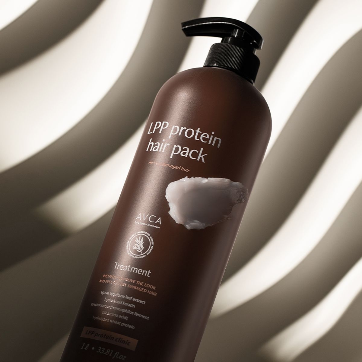 아브카(AVCA) 극손상 케어 LPP 단백질 헤어팩 저자극 트리트먼트 1000ml 2개