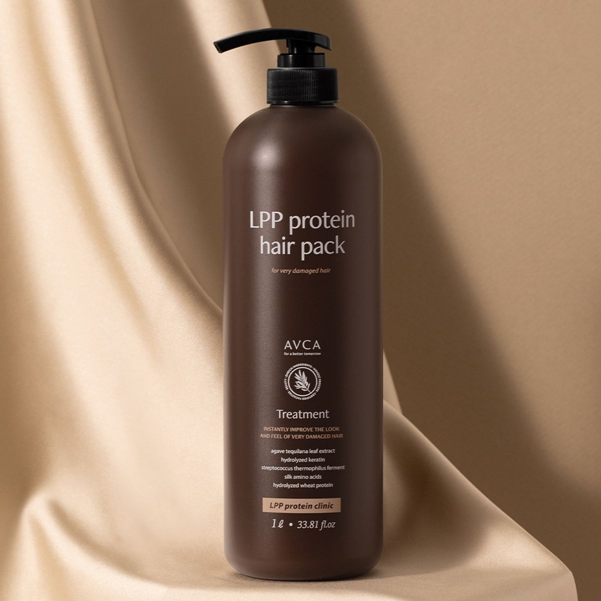 아브카(AVCA) 극손상 케어 LPP 단백질 헤어팩 저자극 트리트먼트 1000ml 2개