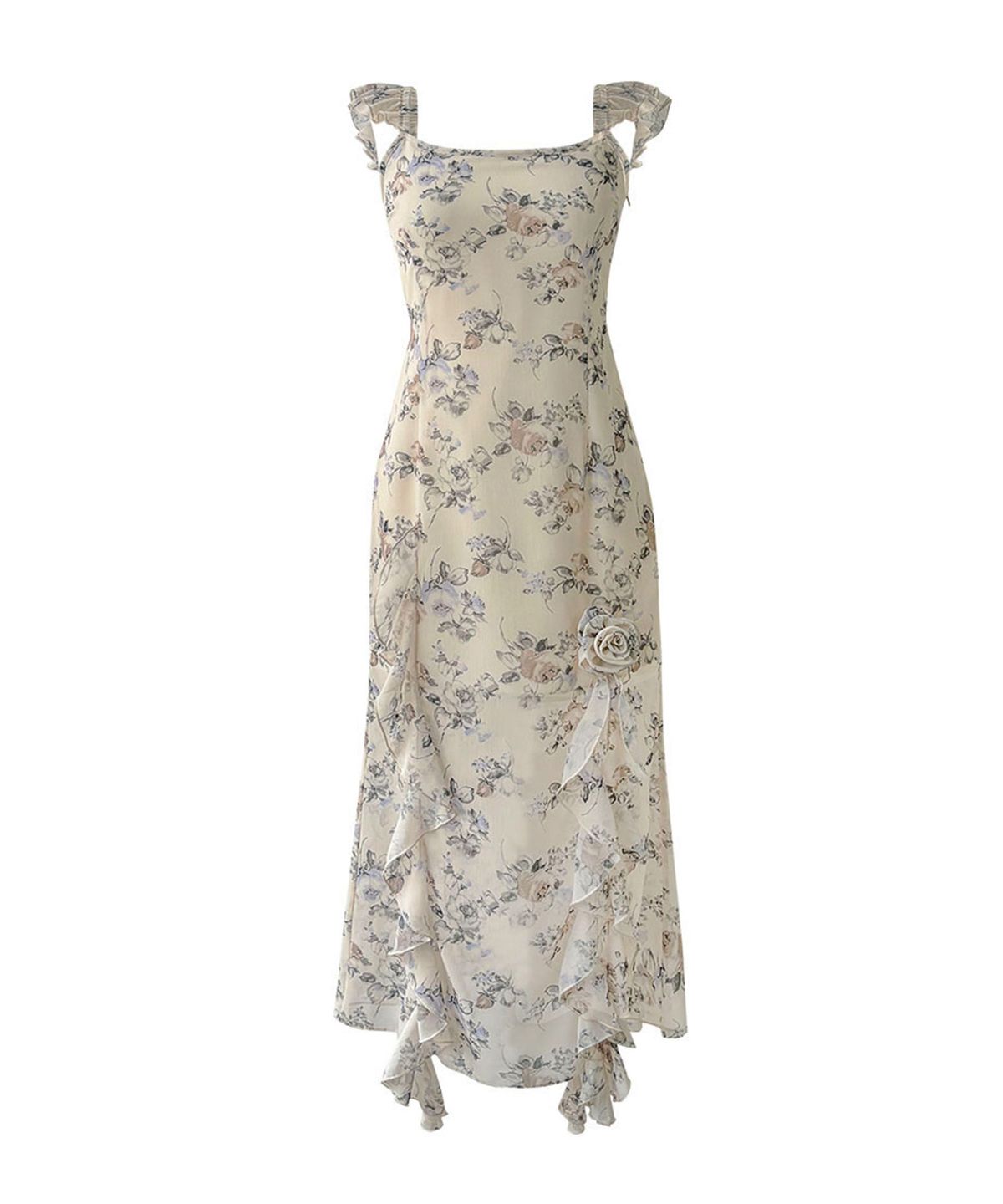 루루서울(LOULOUSEOUL) Mermaid of the City Dress (Cream)